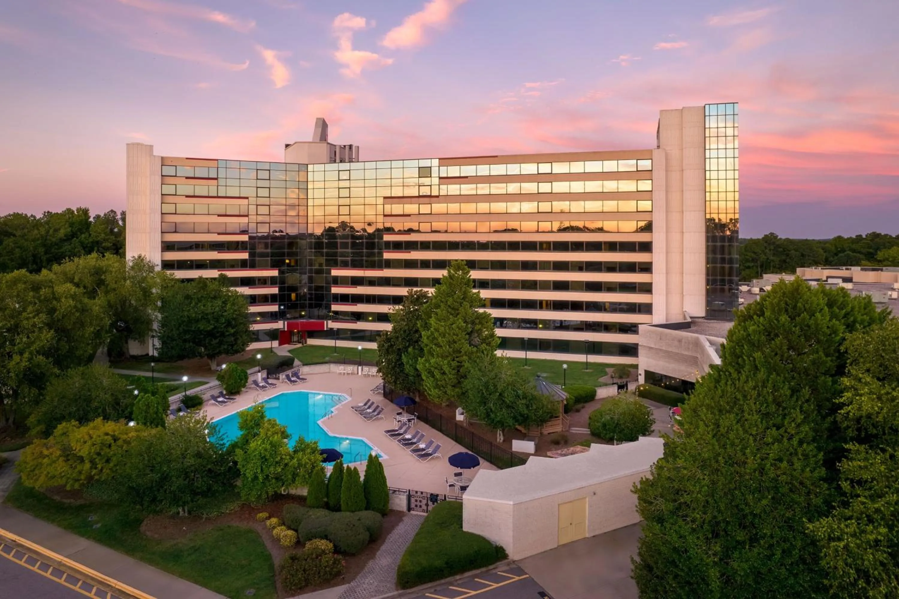 Property building in Sheraton Imperial Hotel Raleigh-Durham Airport at Research Triangle Park