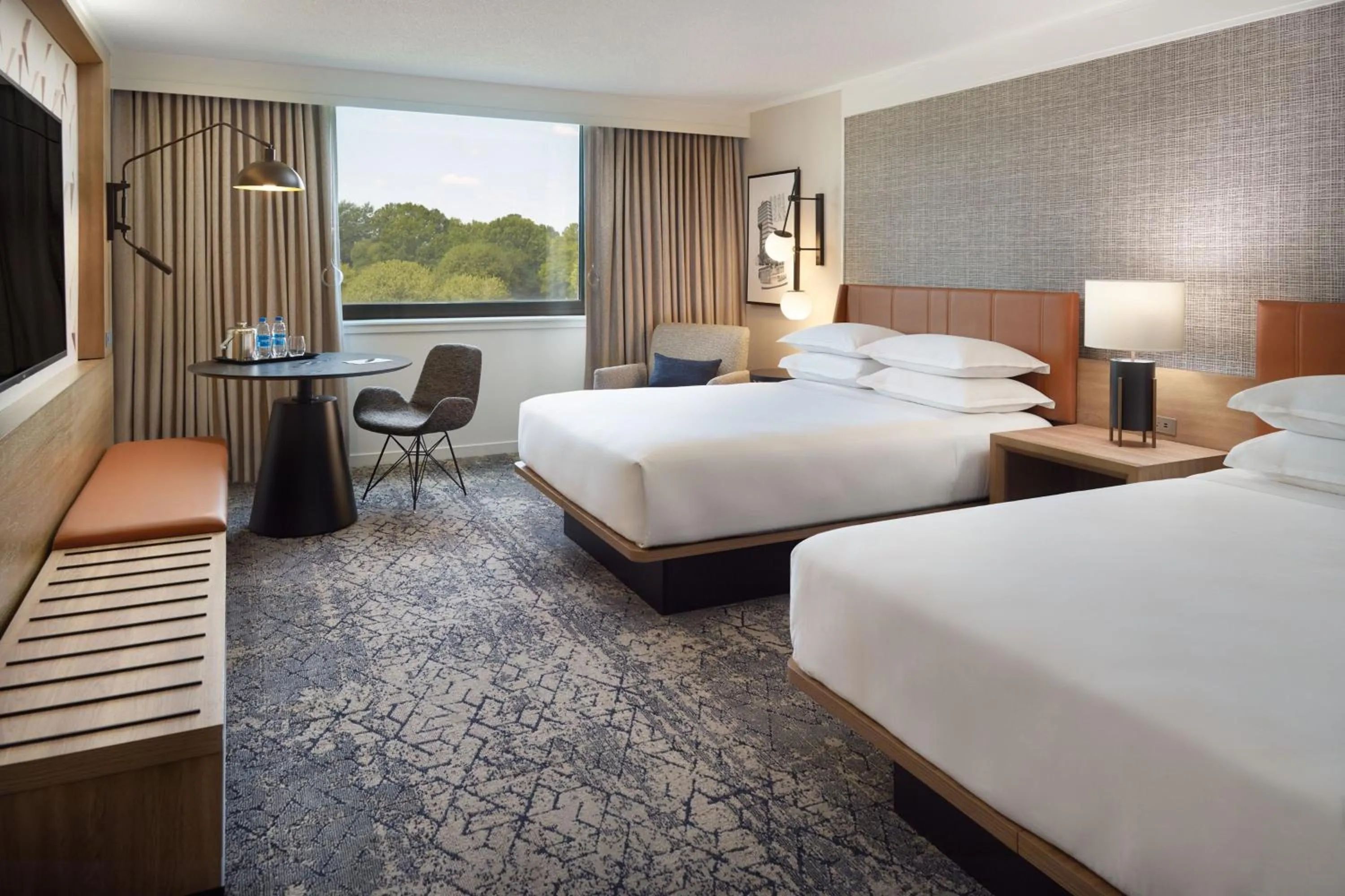 Photo of the whole room, Bed in Sheraton Imperial Hotel Raleigh-Durham Airport at Research Triangle Park