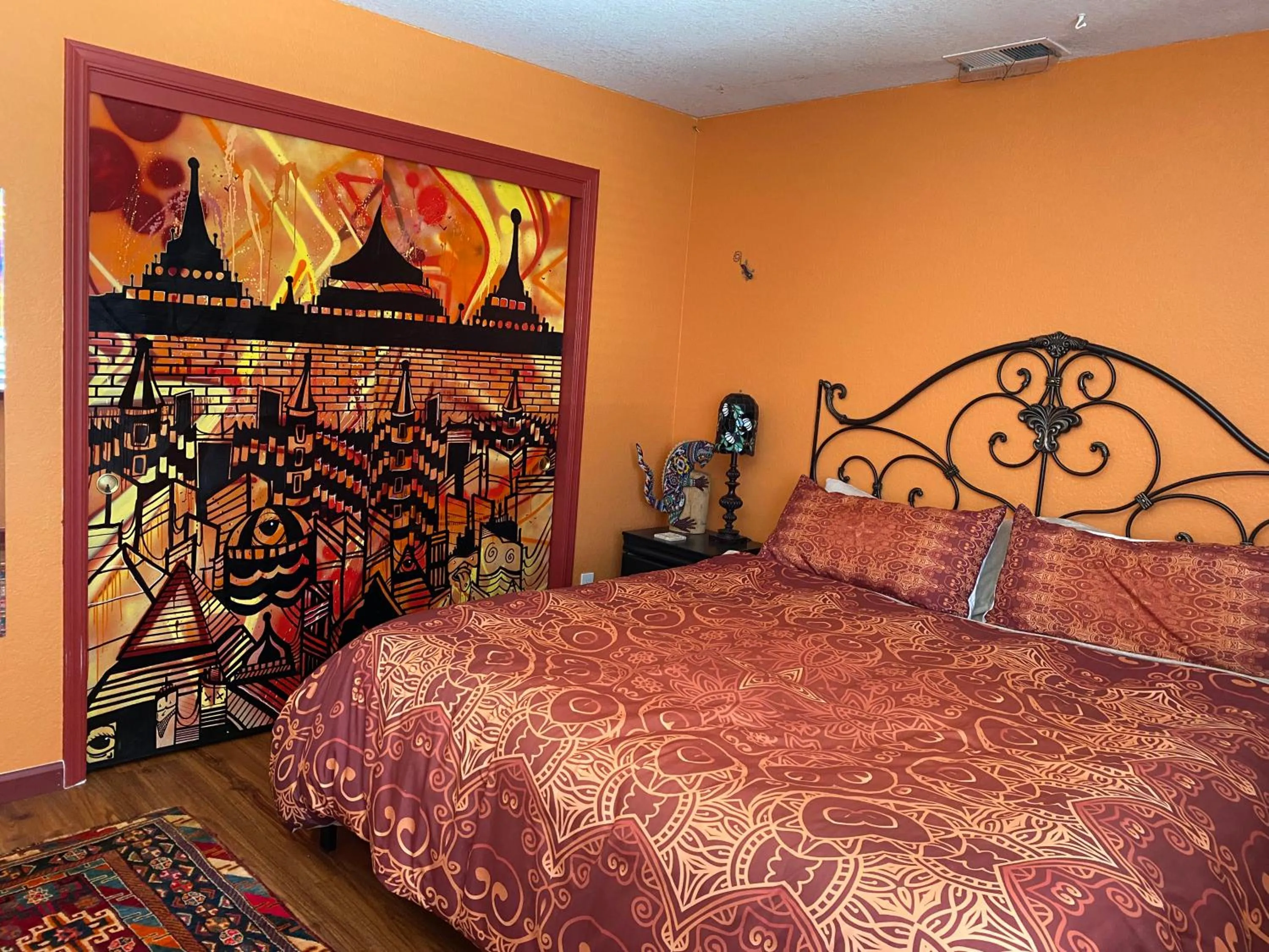 Photo of the whole room, Bed in My Big Art Project