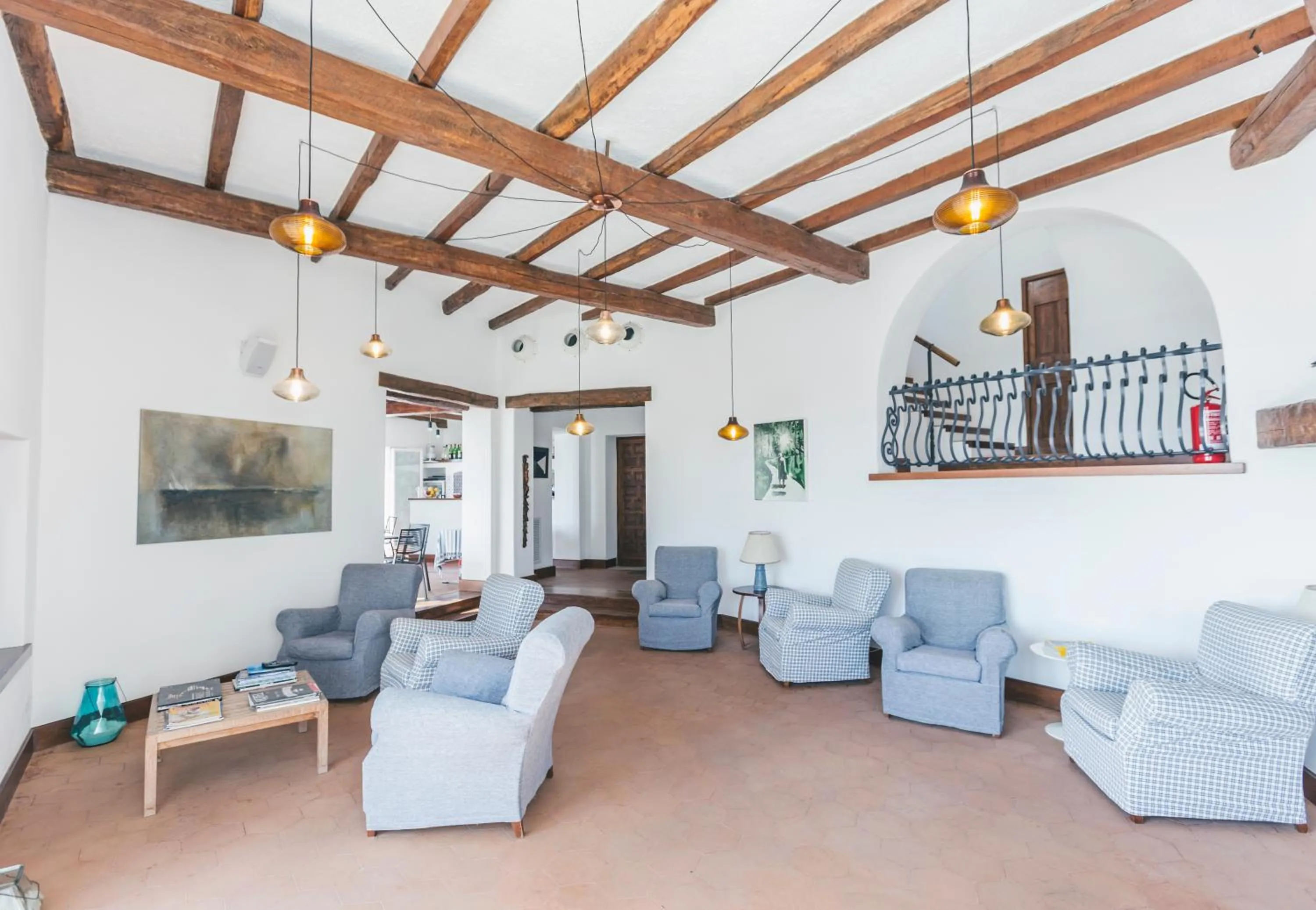 Lobby or reception in Villa Vignola Hotel