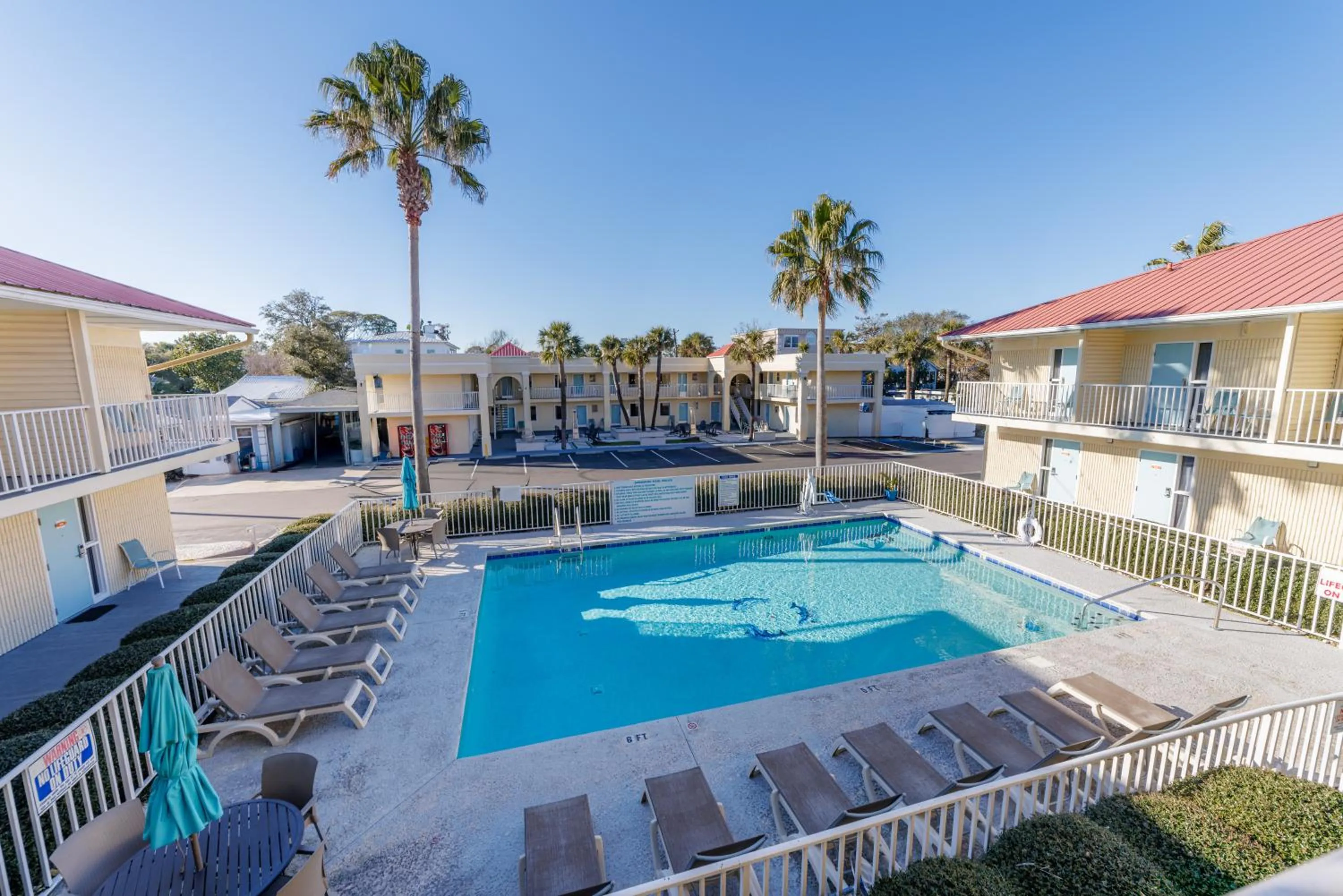 Pool view in Dunes Inn & Suites - Tybee Island