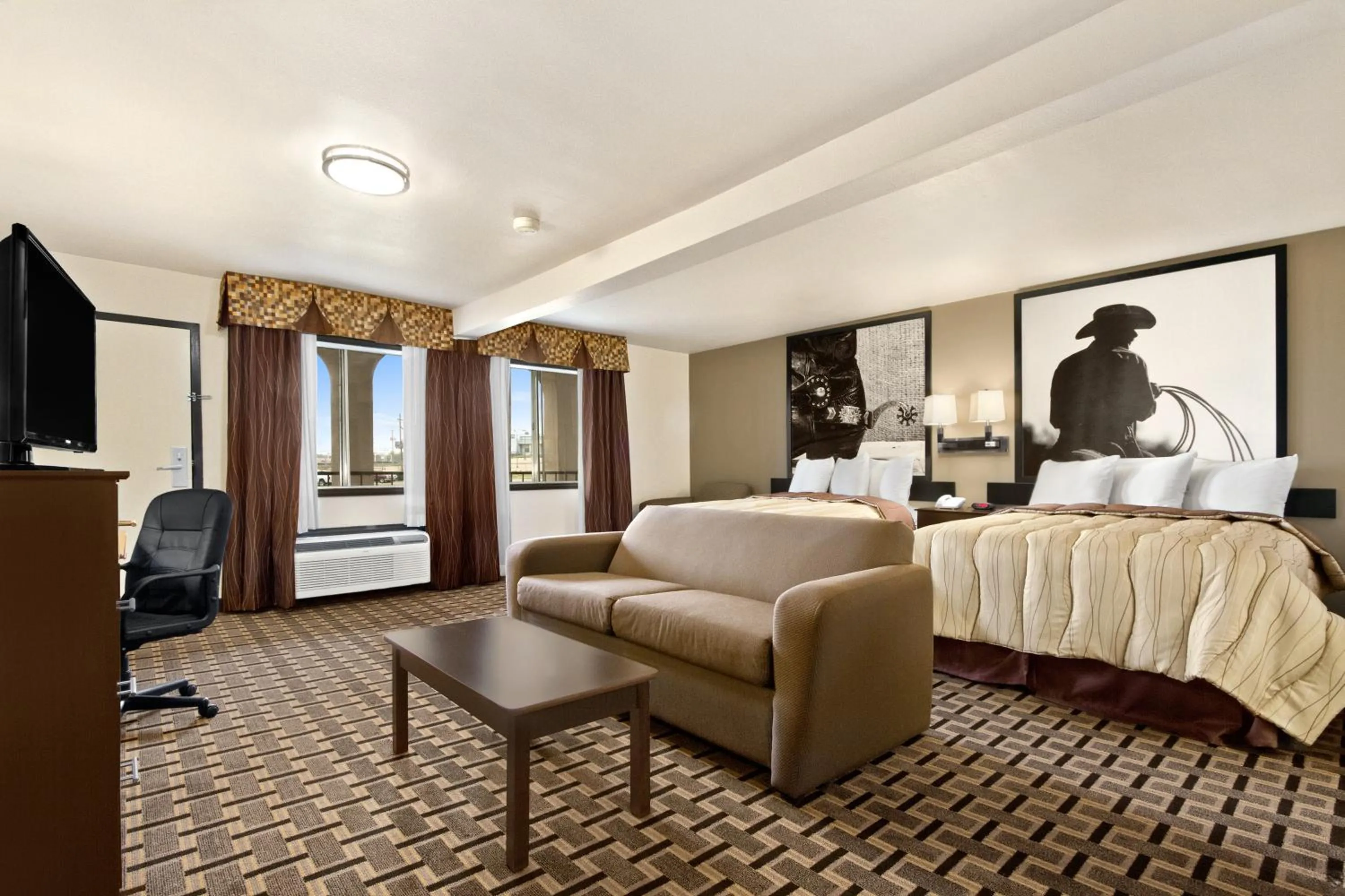 Photo of the whole room in Super 8 by Wyndham Fort Worth TX