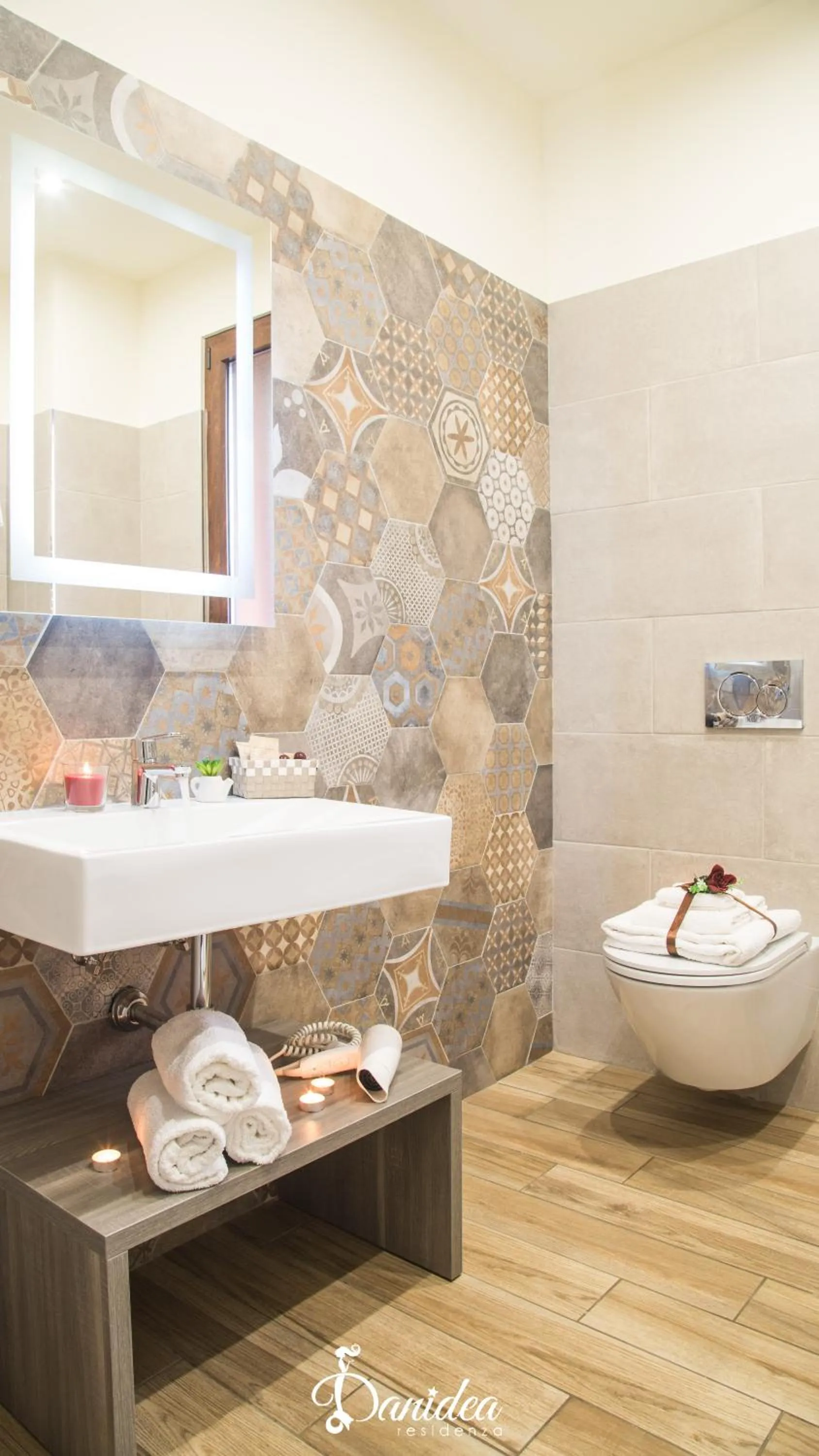 Bathroom in Residenza Danidea