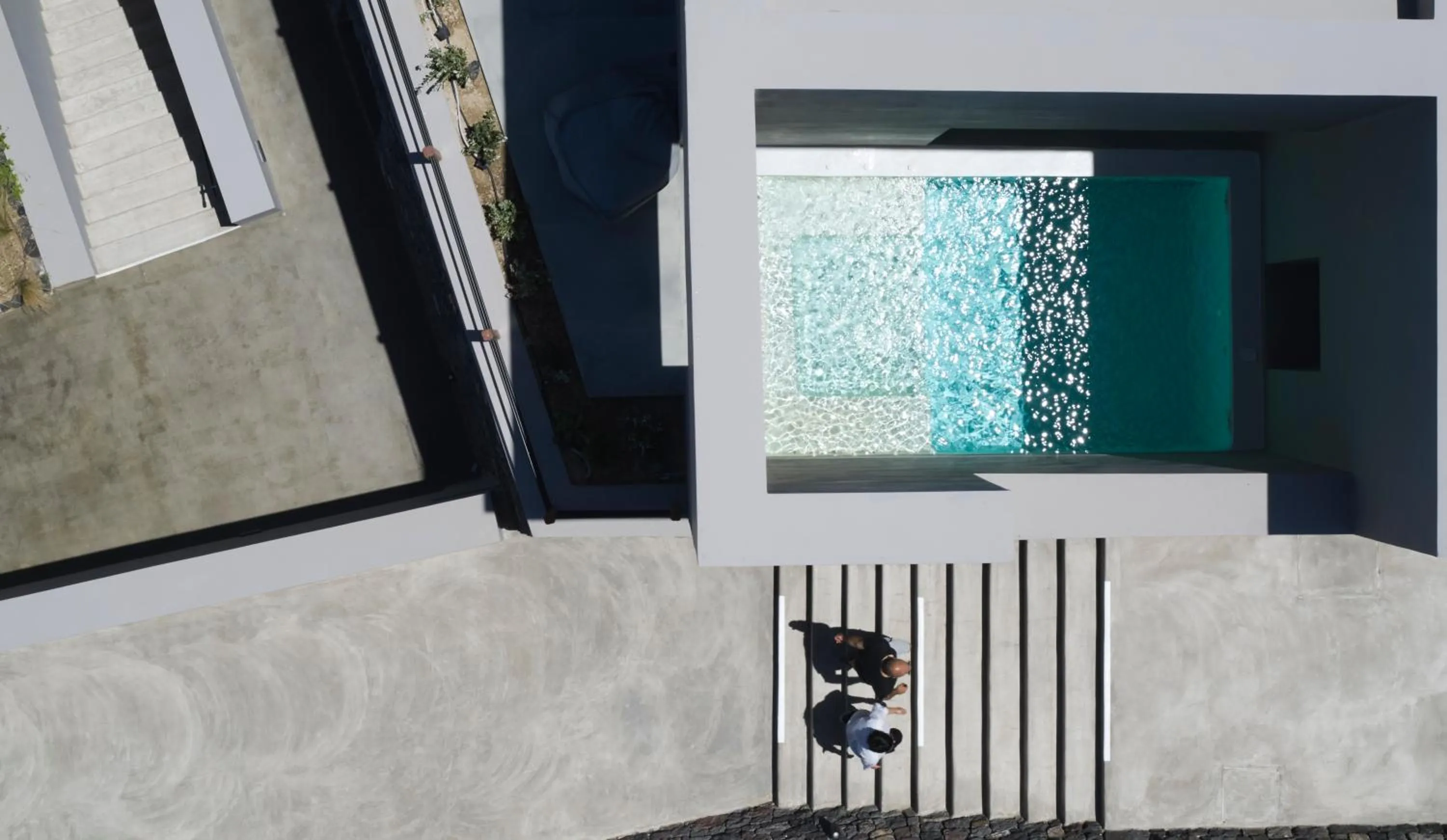 Pool view in Melidonia Suites