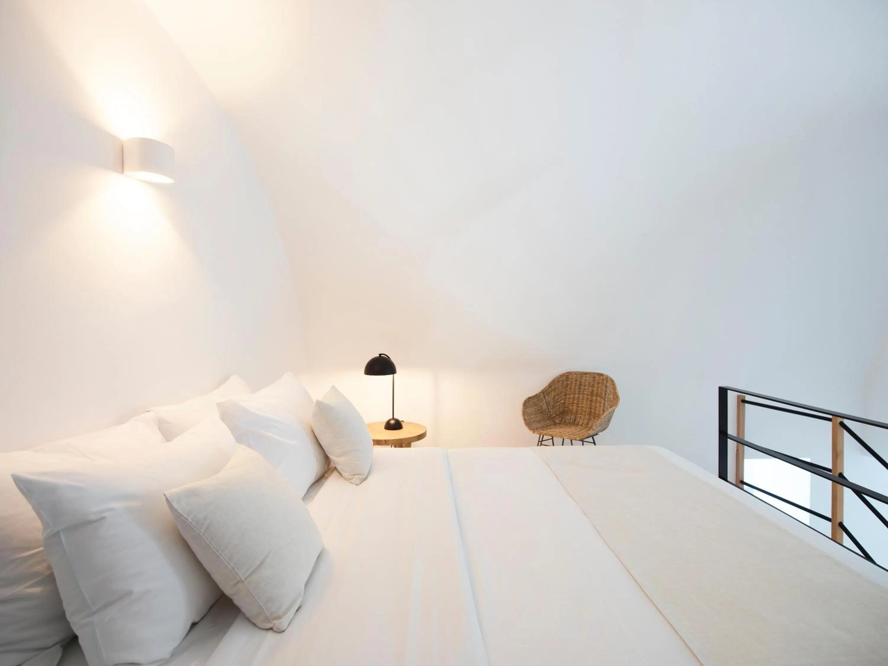 Bed in Melidonia Suites