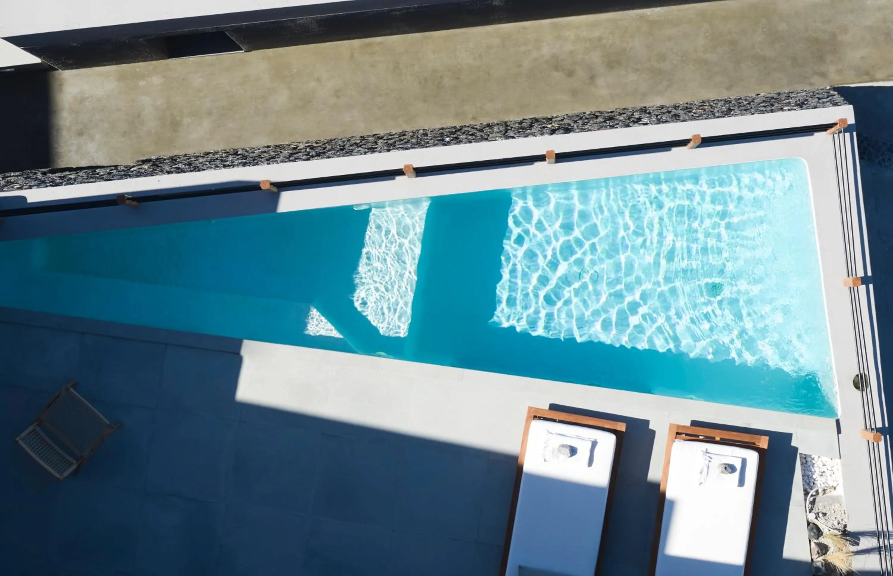 Pool view in Melidonia Suites