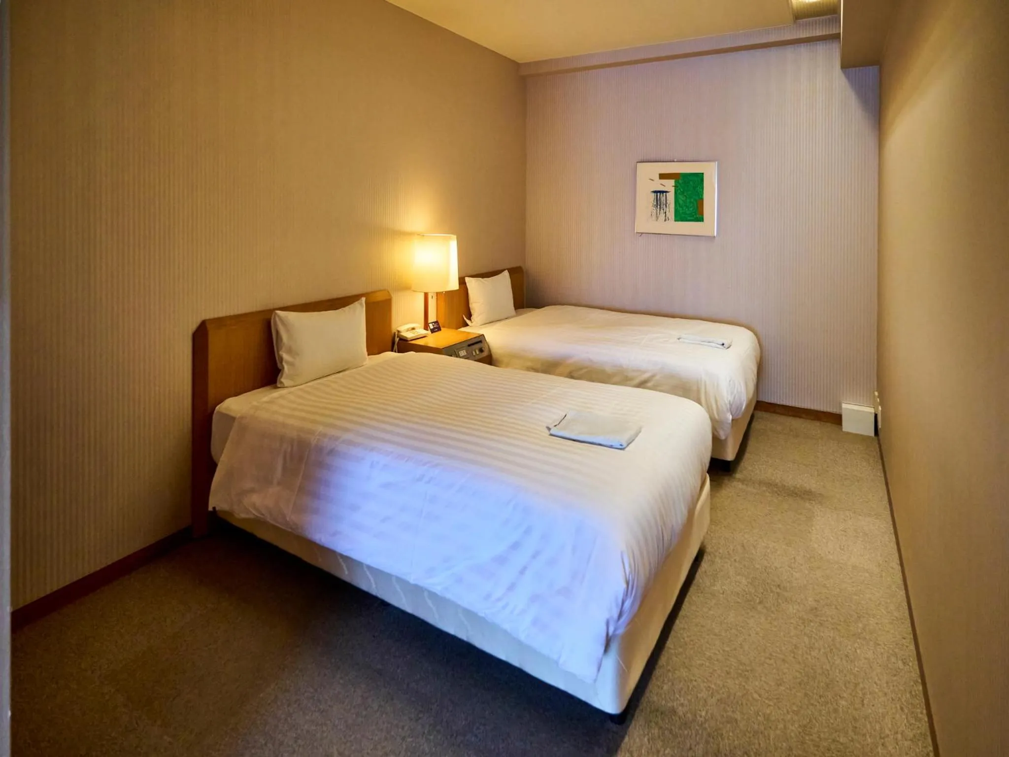 Bed in Court Hotel Fukuoka Tenjin