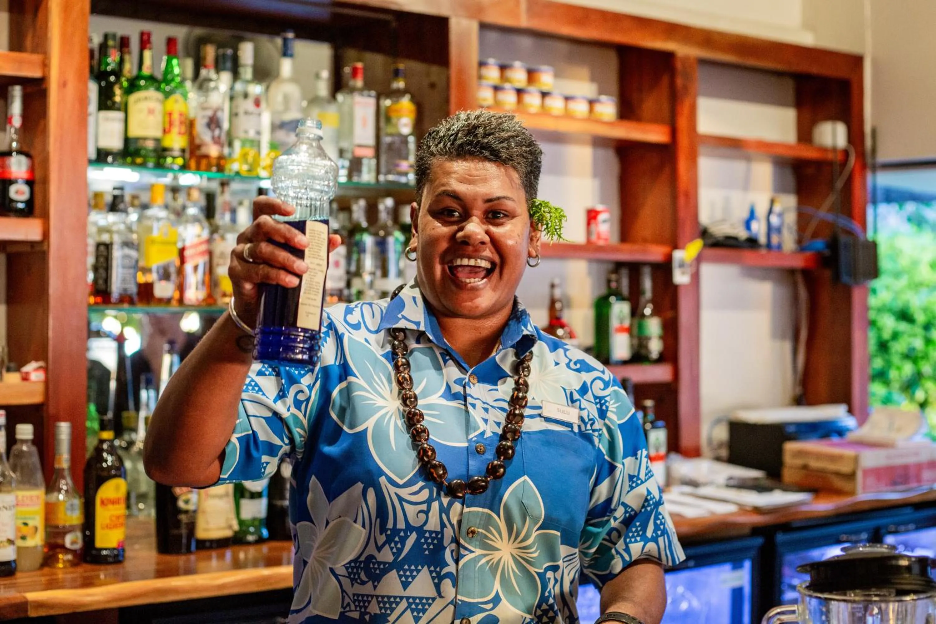 Lounge or bar in Blue Lagoon Beach Resort