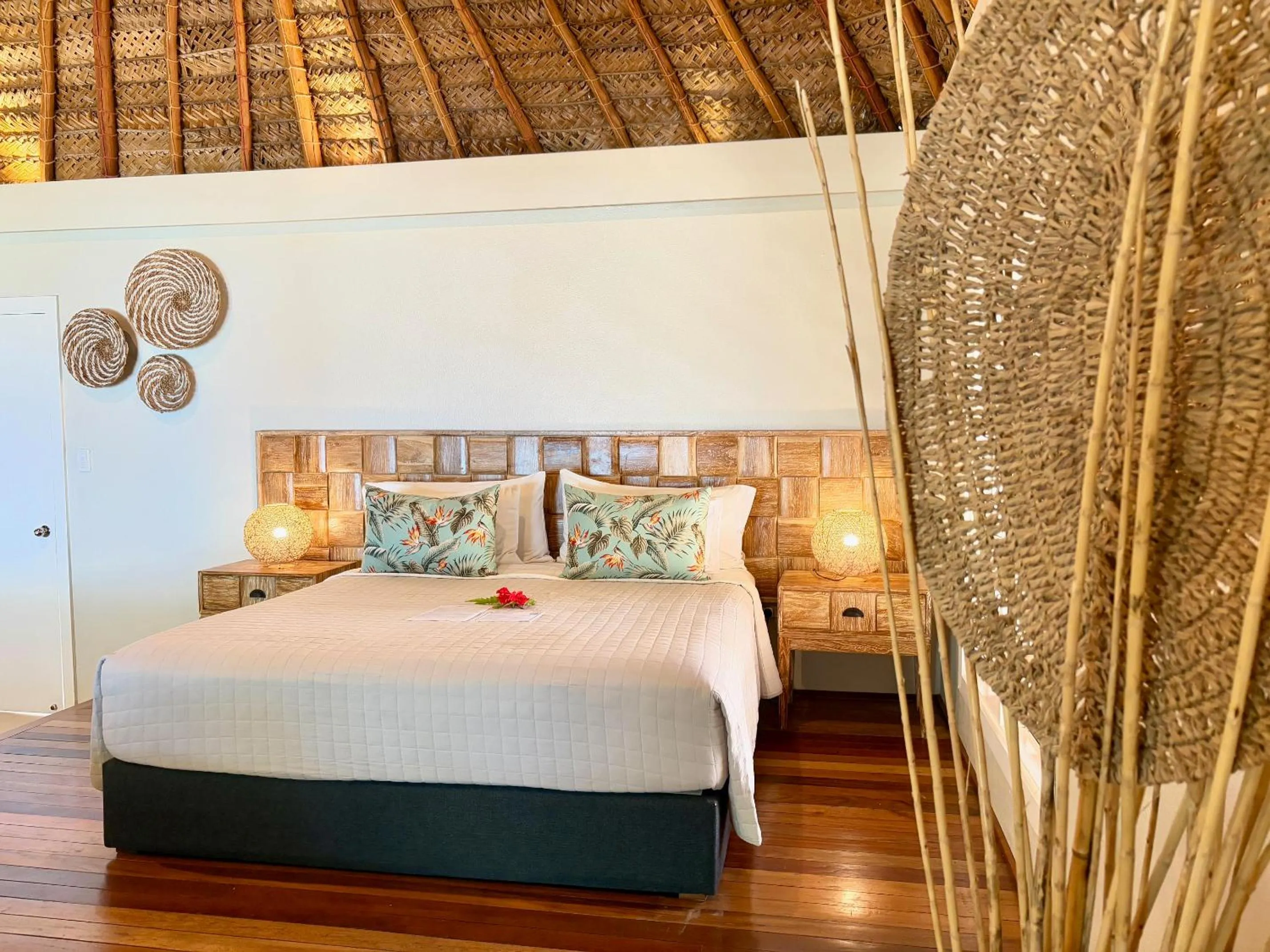 Bed in Blue Lagoon Beach Resort