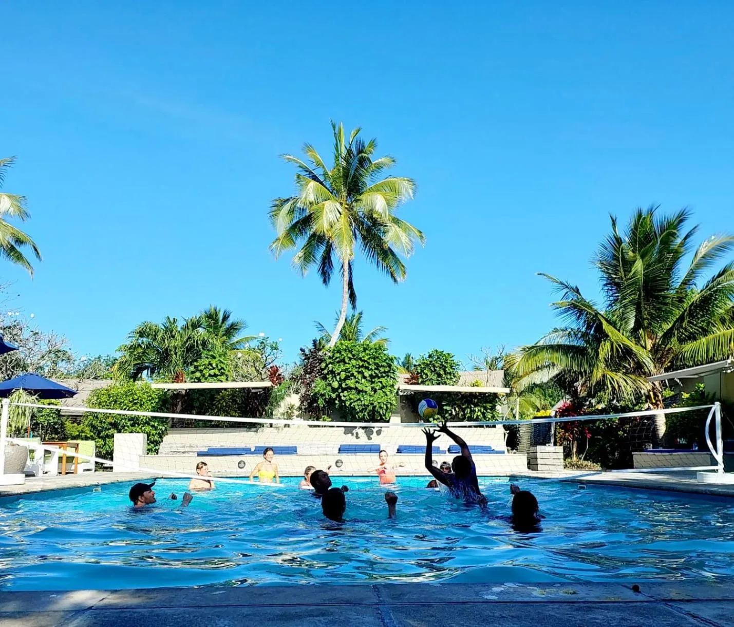 Swimming pool in Blue Lagoon Beach Resort