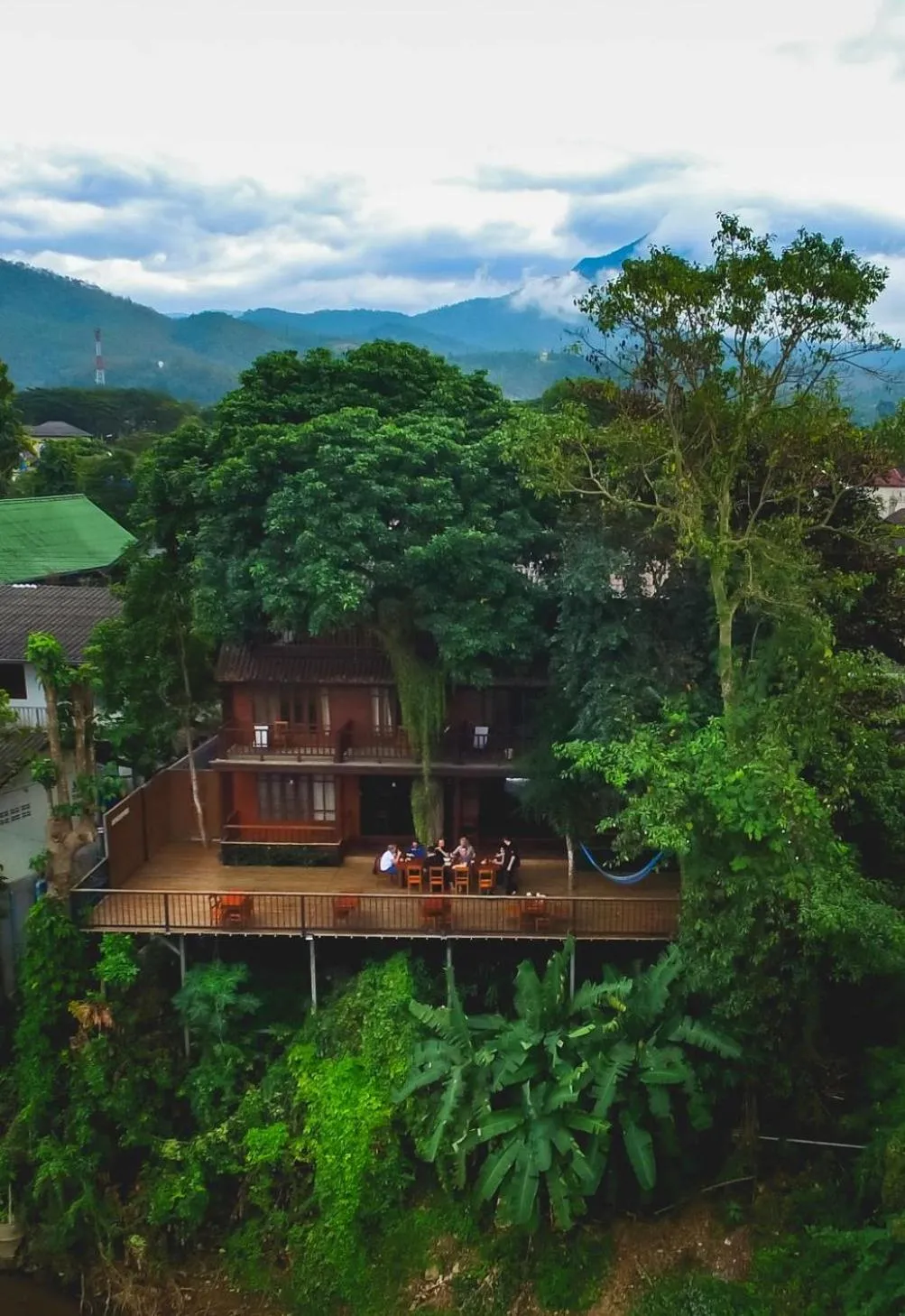 Bird's eye view in Riverhouse-The Teak House