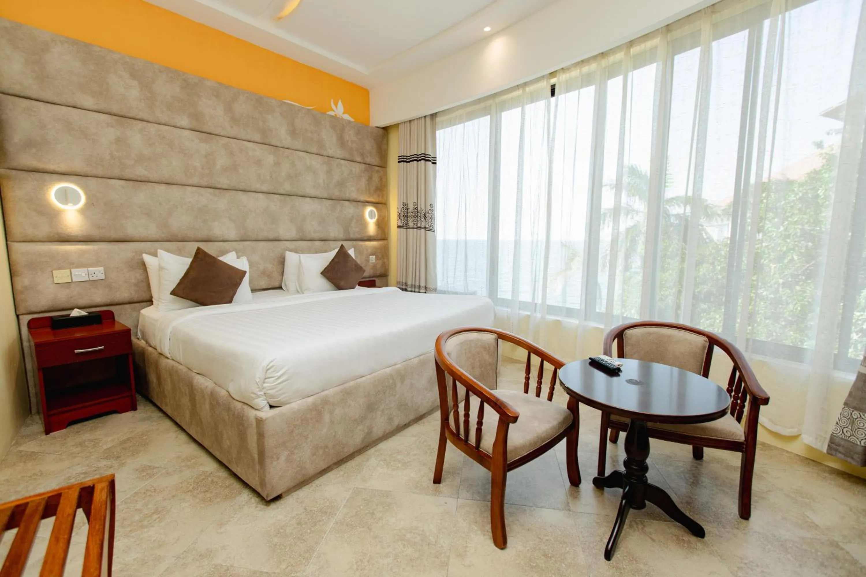 Bed in Malaika Beach Resort