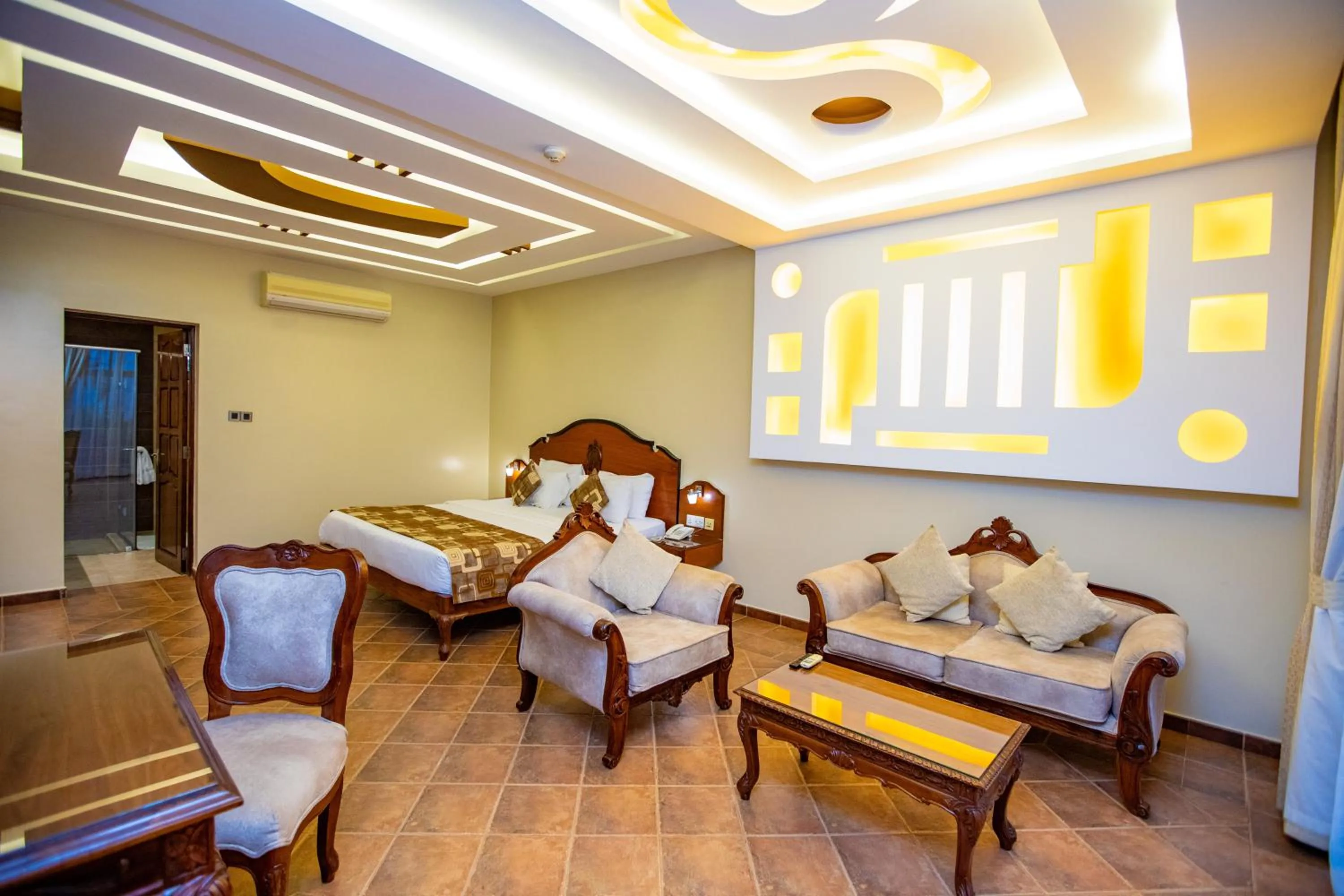 Bed in Malaika Beach Resort