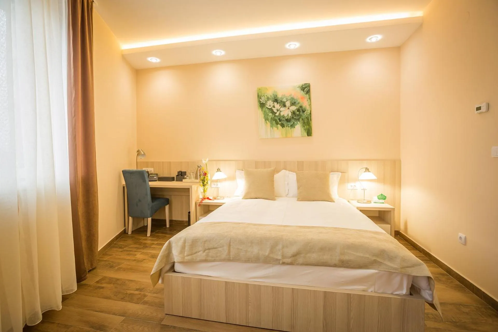 Bed in Hotel Mar Garni