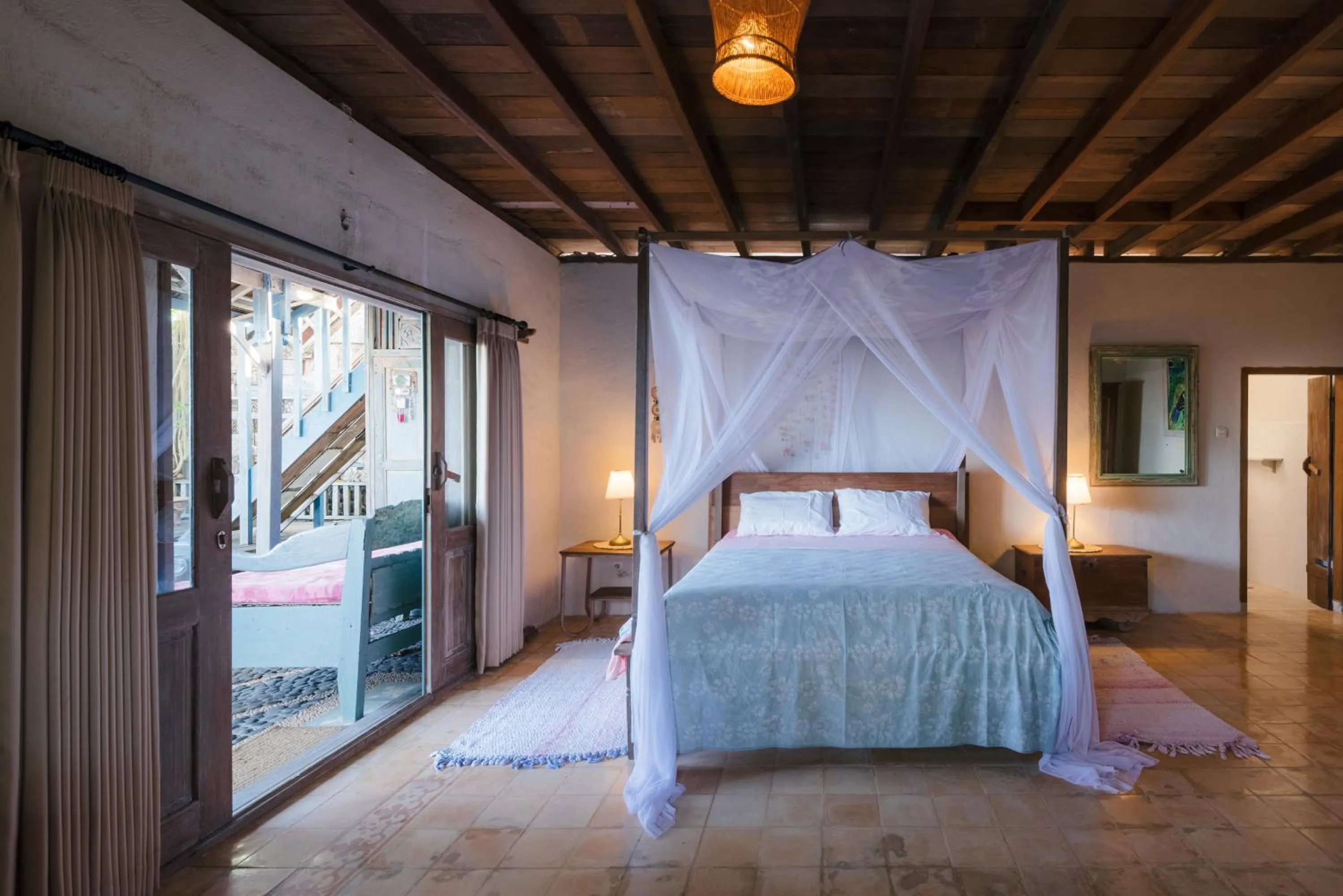 Bed in Pondok Pisang Candidasa