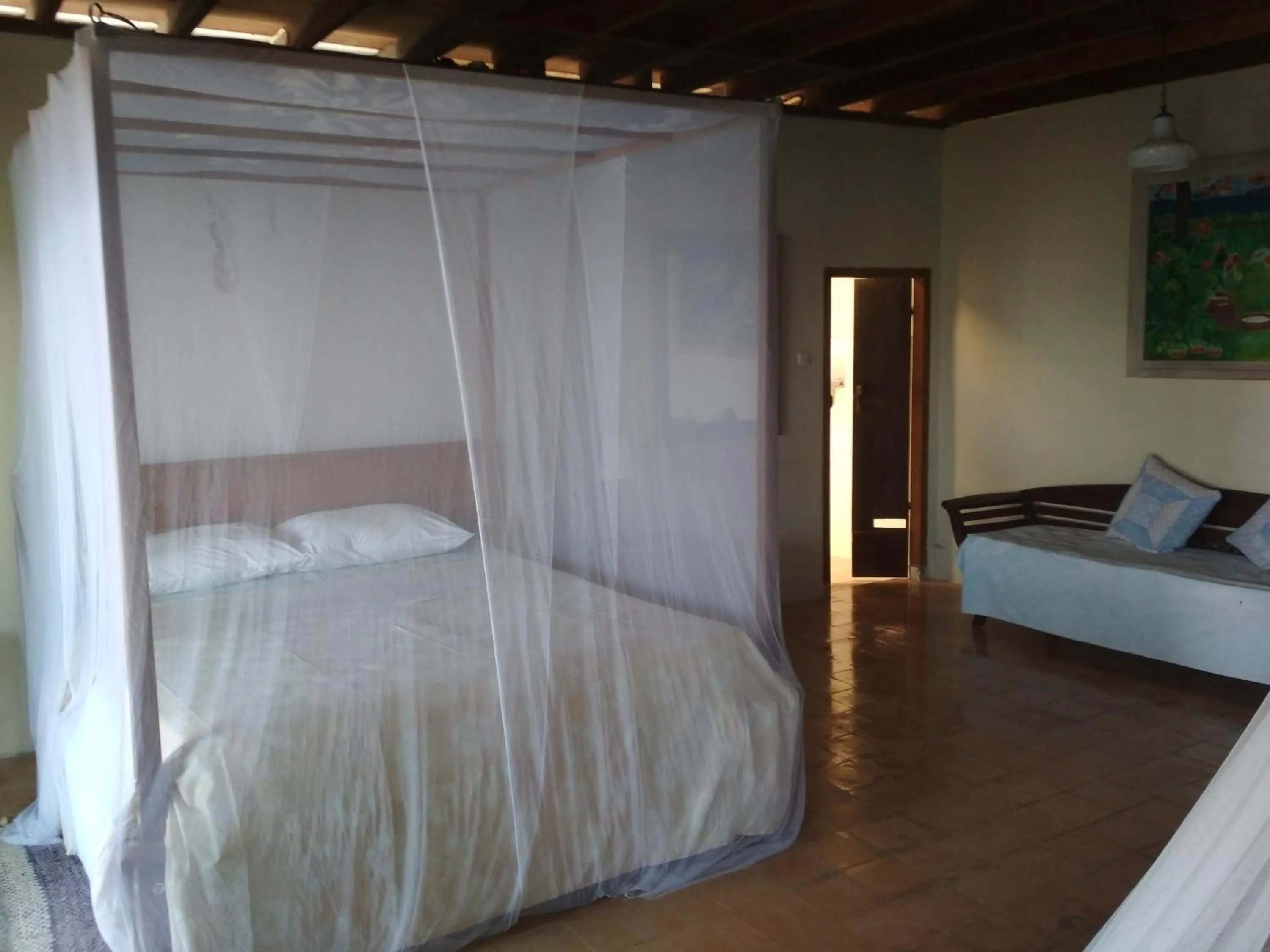 Bedroom, Bed in Pondok Pisang Candidasa