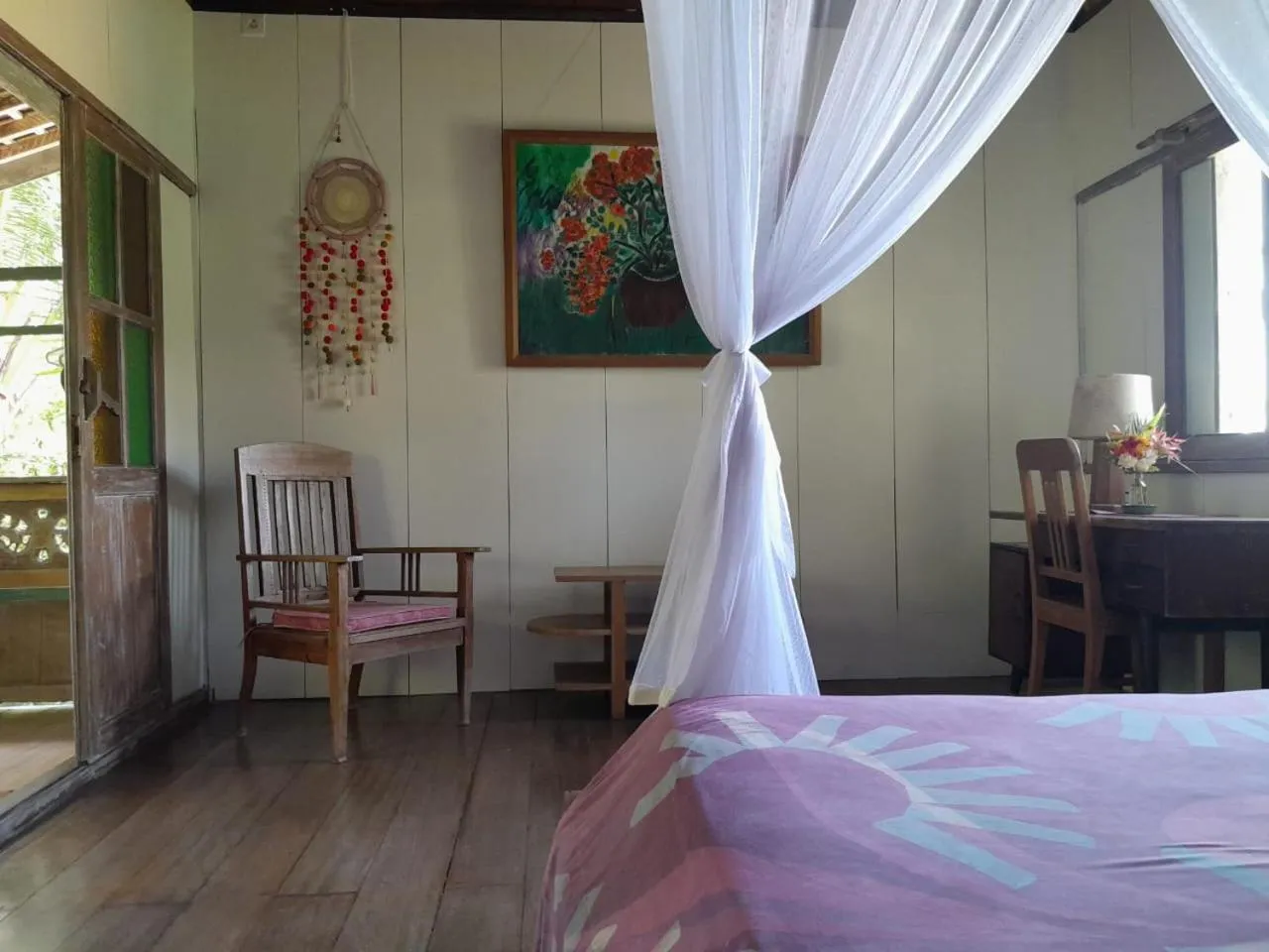 Bedroom, Bed in Pondok Pisang Candidasa