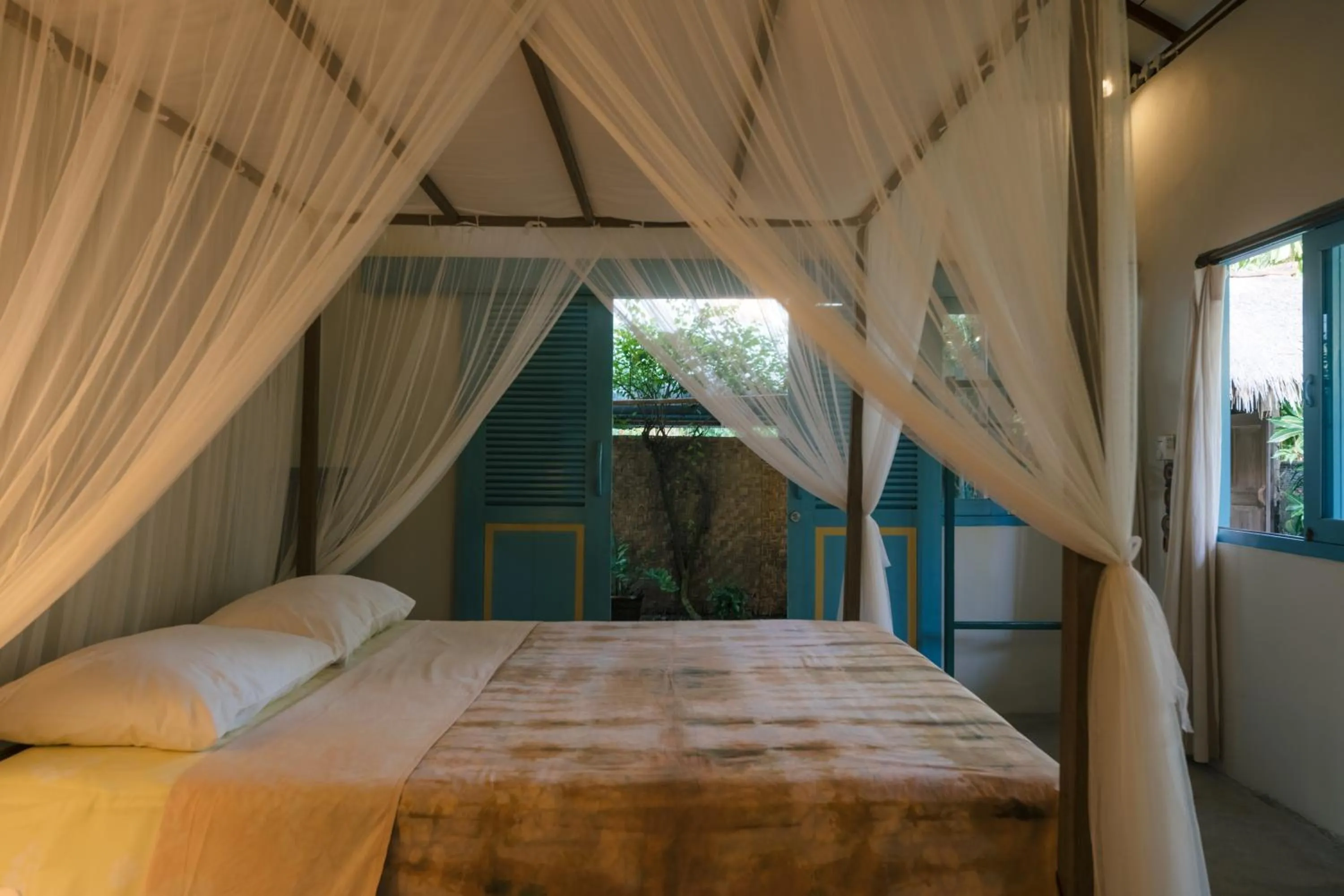 Bed in Pondok Pisang Candidasa