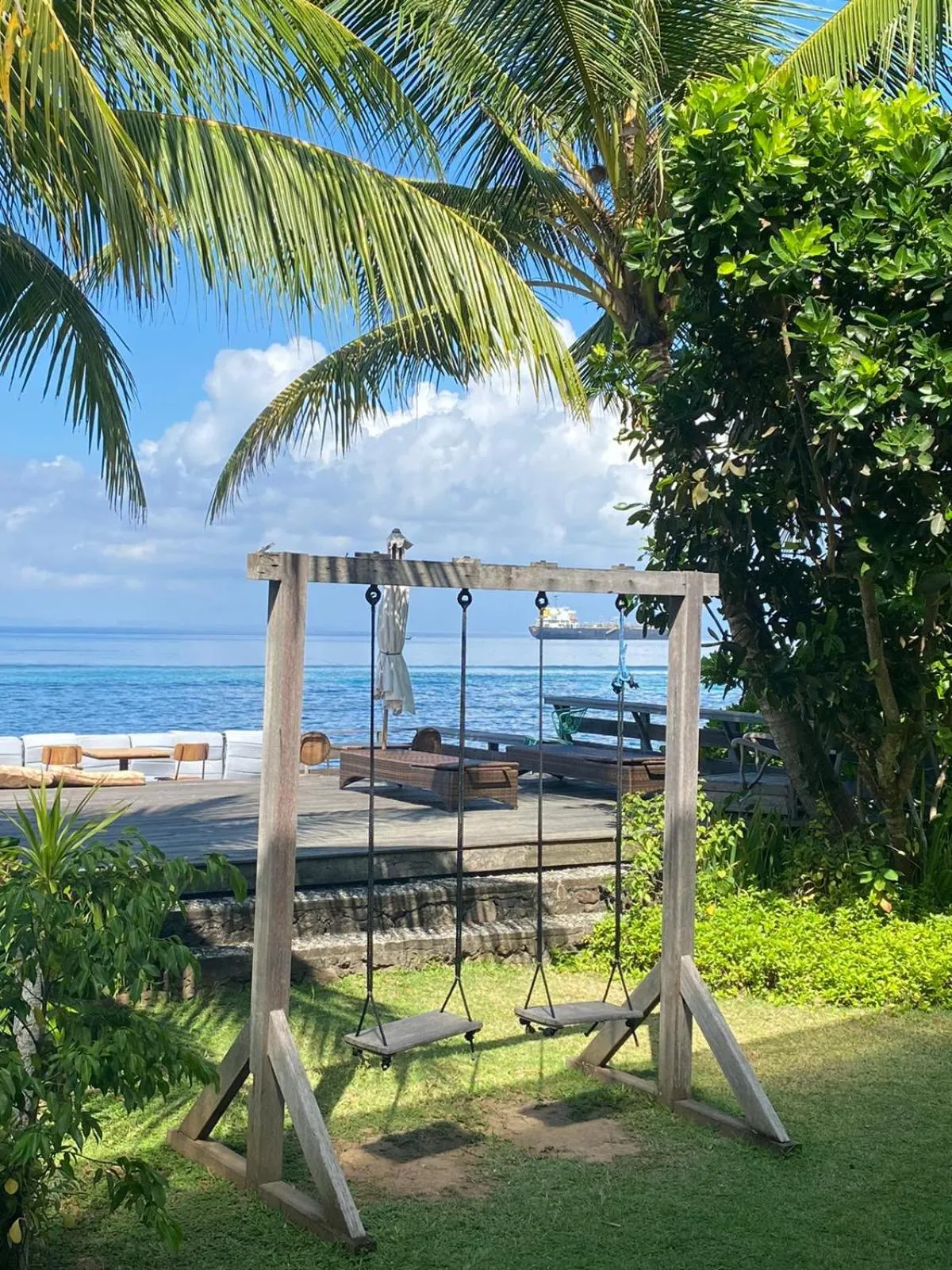 Children play ground in Pondok Pisang Candidasa
