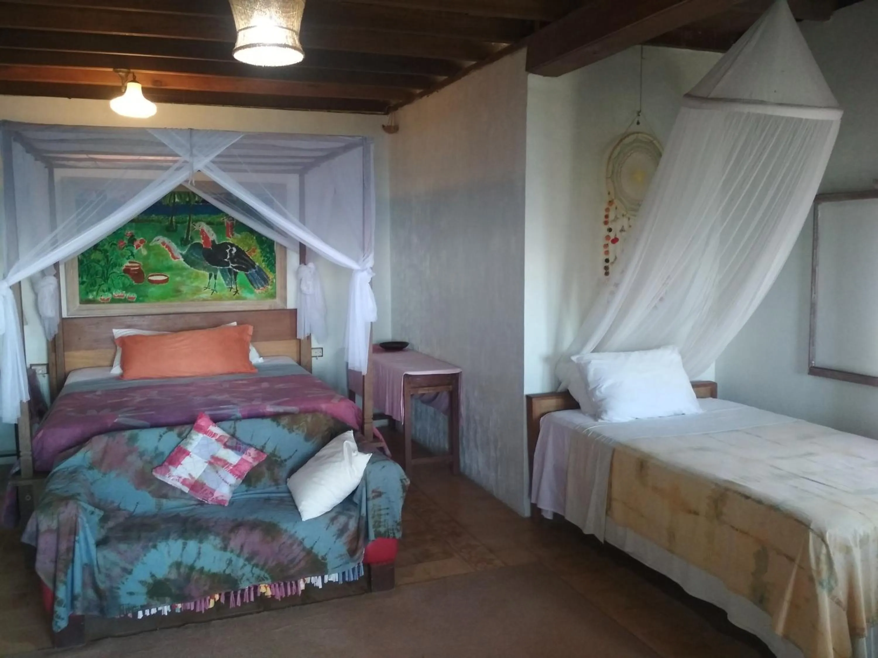 Property building, Bed in Pondok Pisang Candidasa