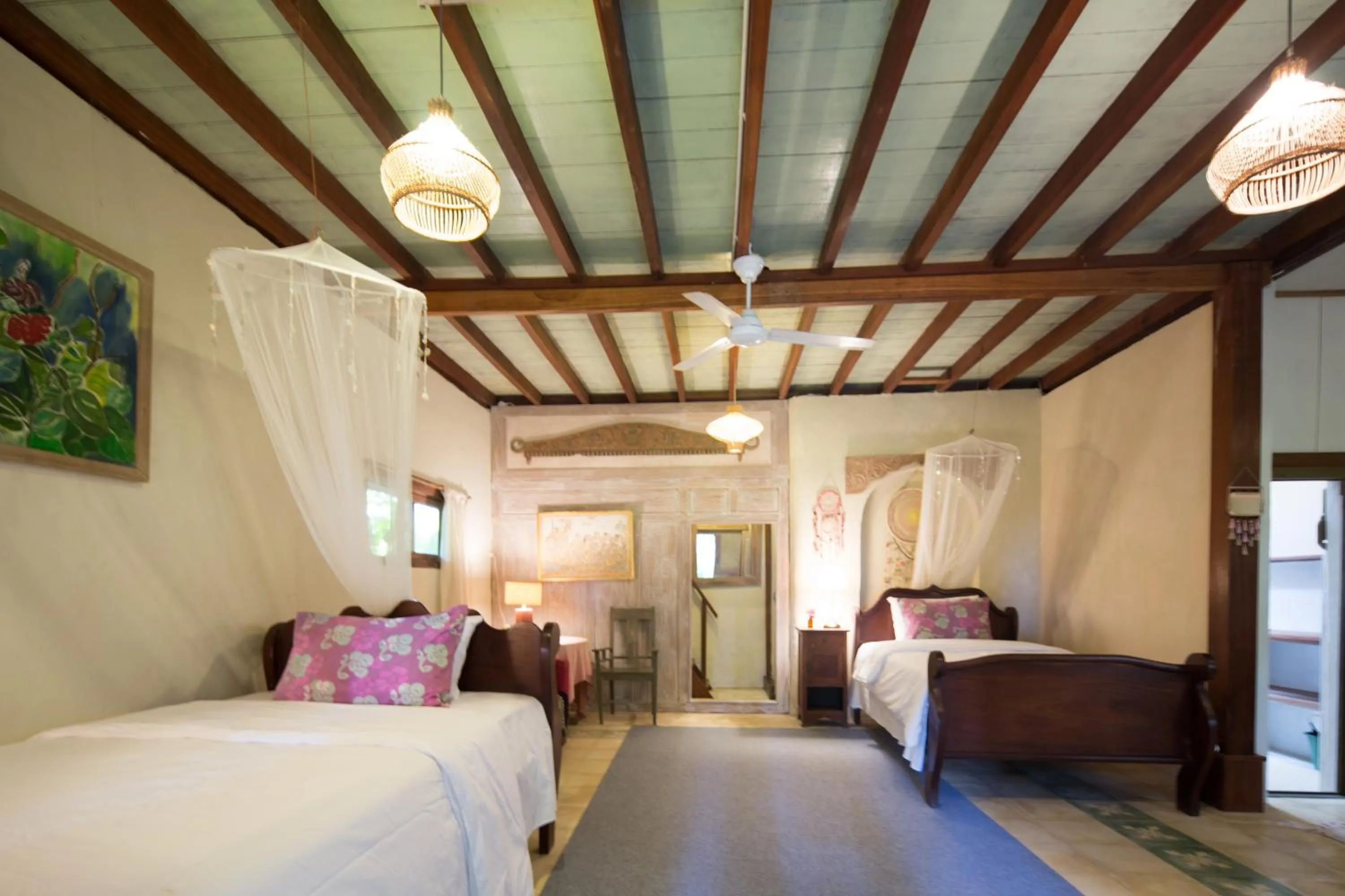 Bed in Pondok Pisang Candidasa