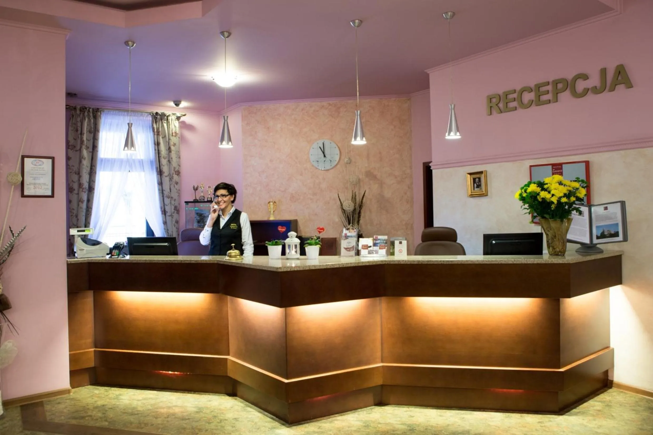 Lobby or reception in Hotel Zawiercie