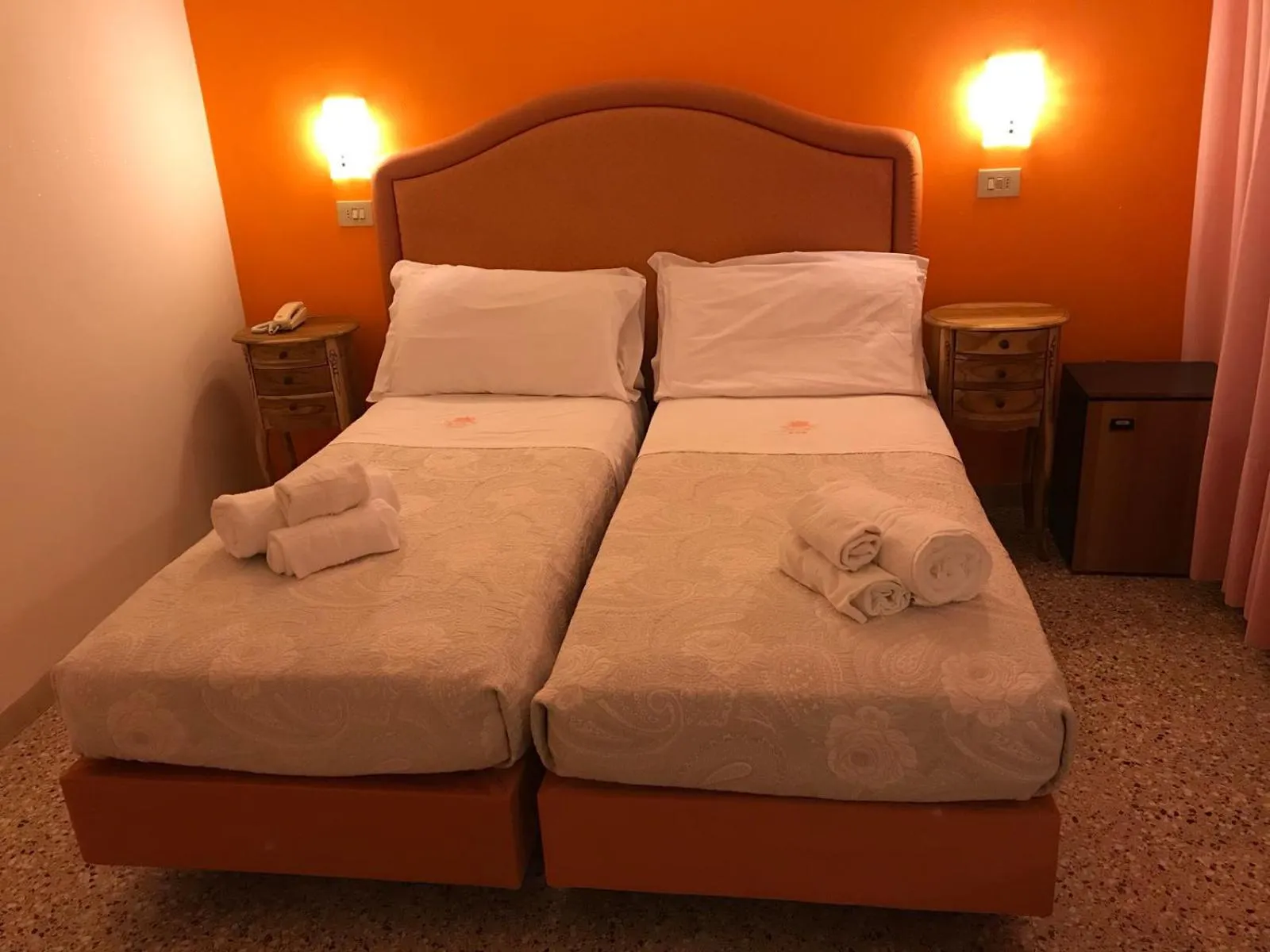 Bed in Hotel Negresco