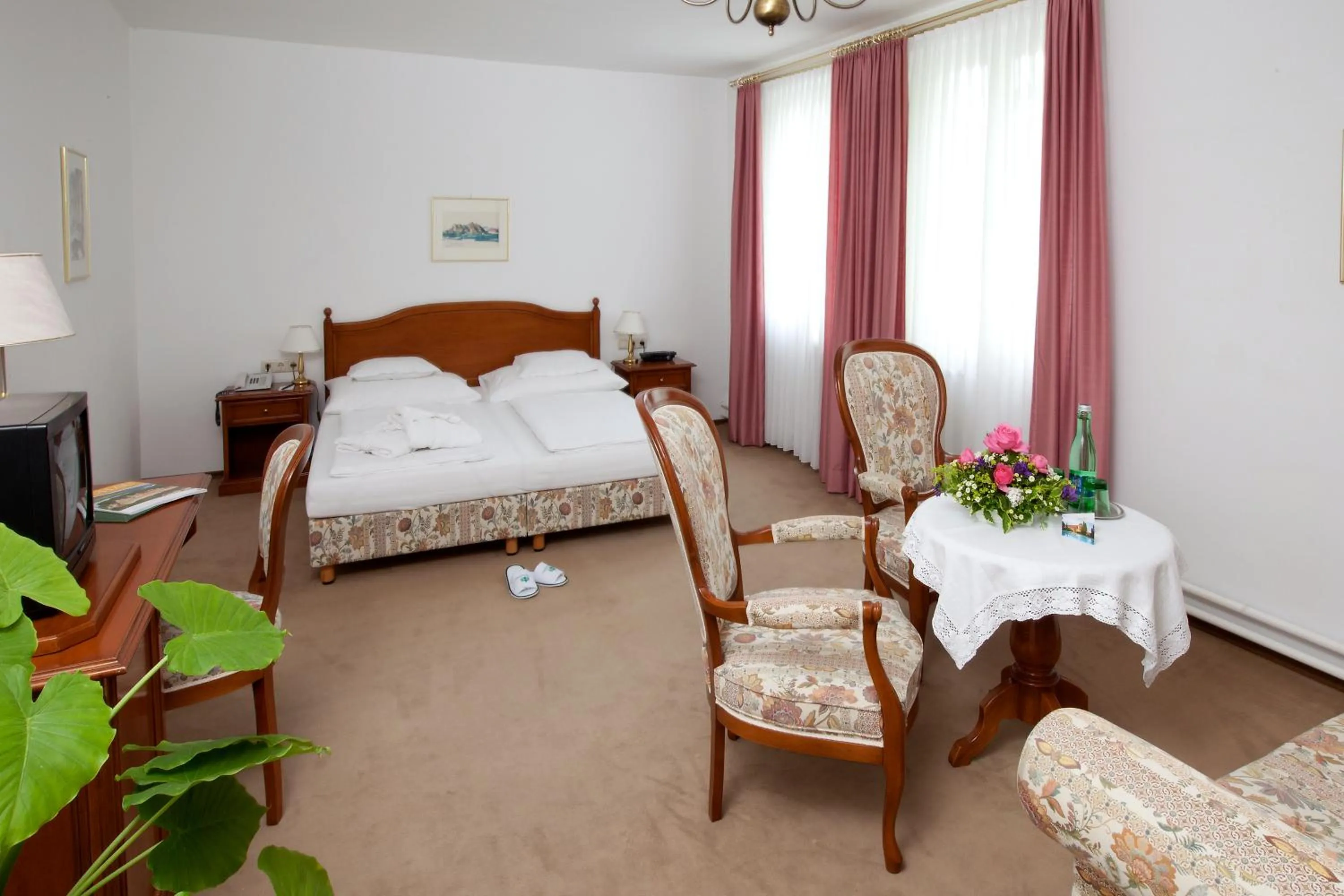 Bed in Hotel Richard Löwenherz