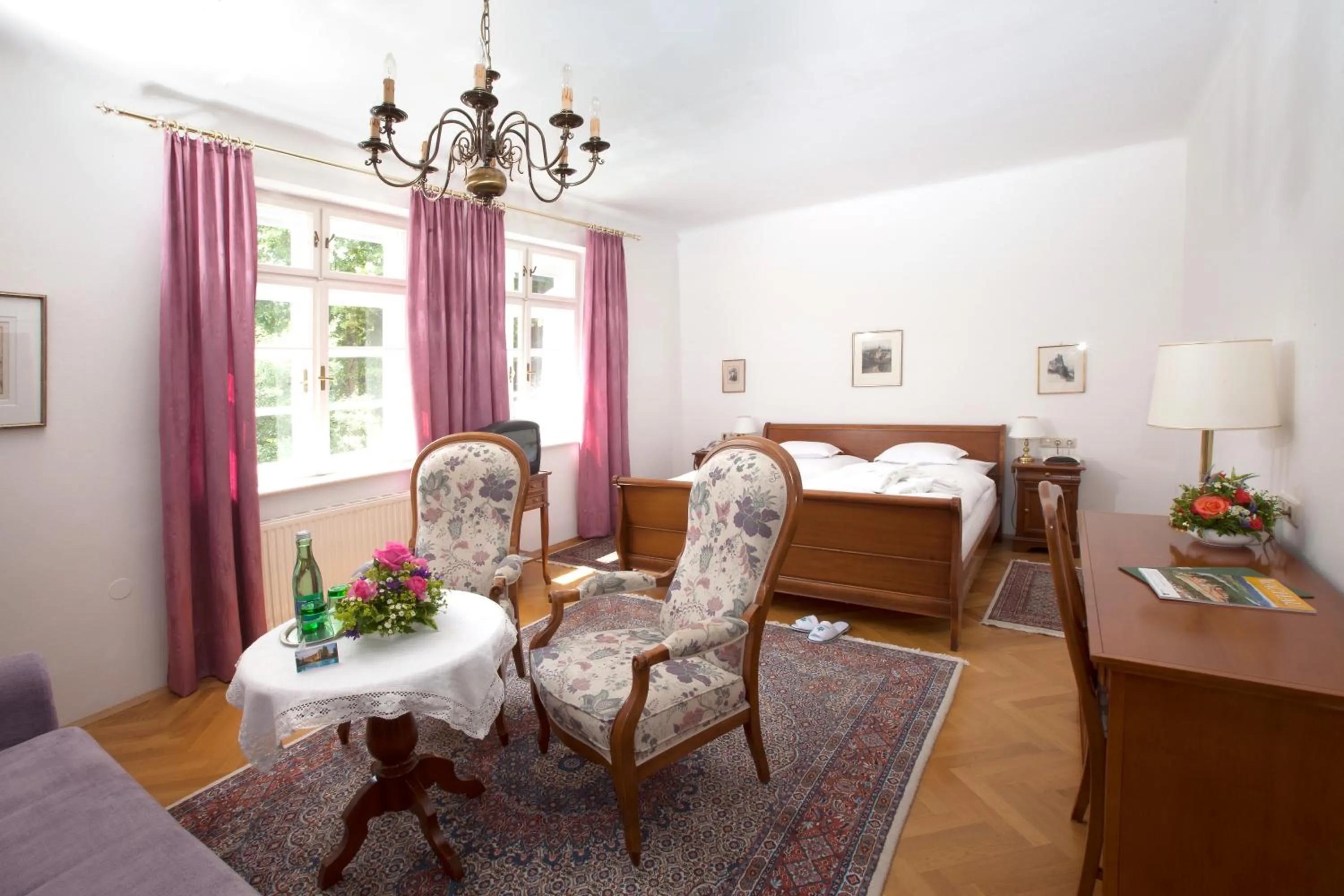 Bed in Hotel Richard Löwenherz