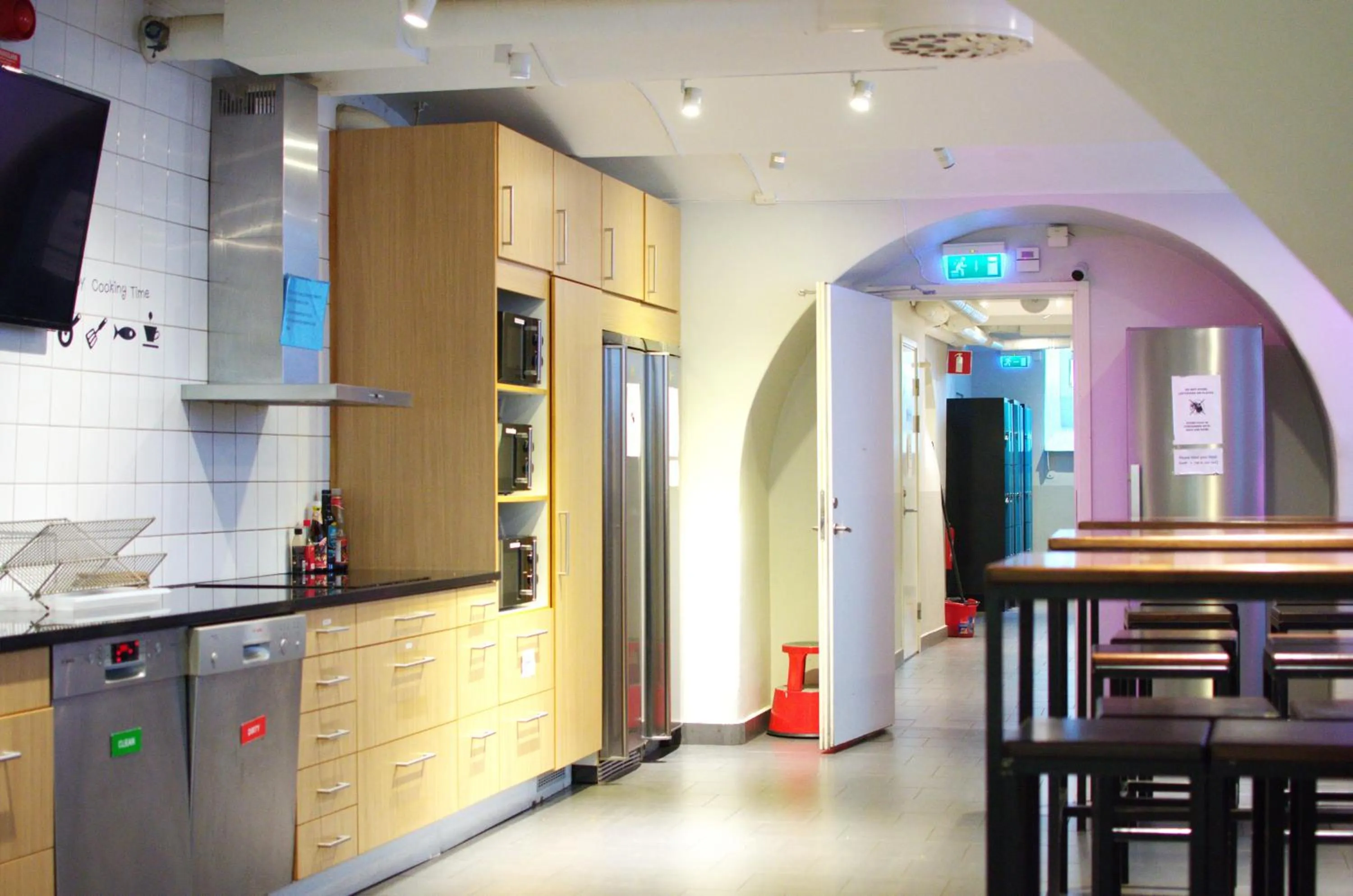 Kitchen or kitchenette in Hostel Dalagatan