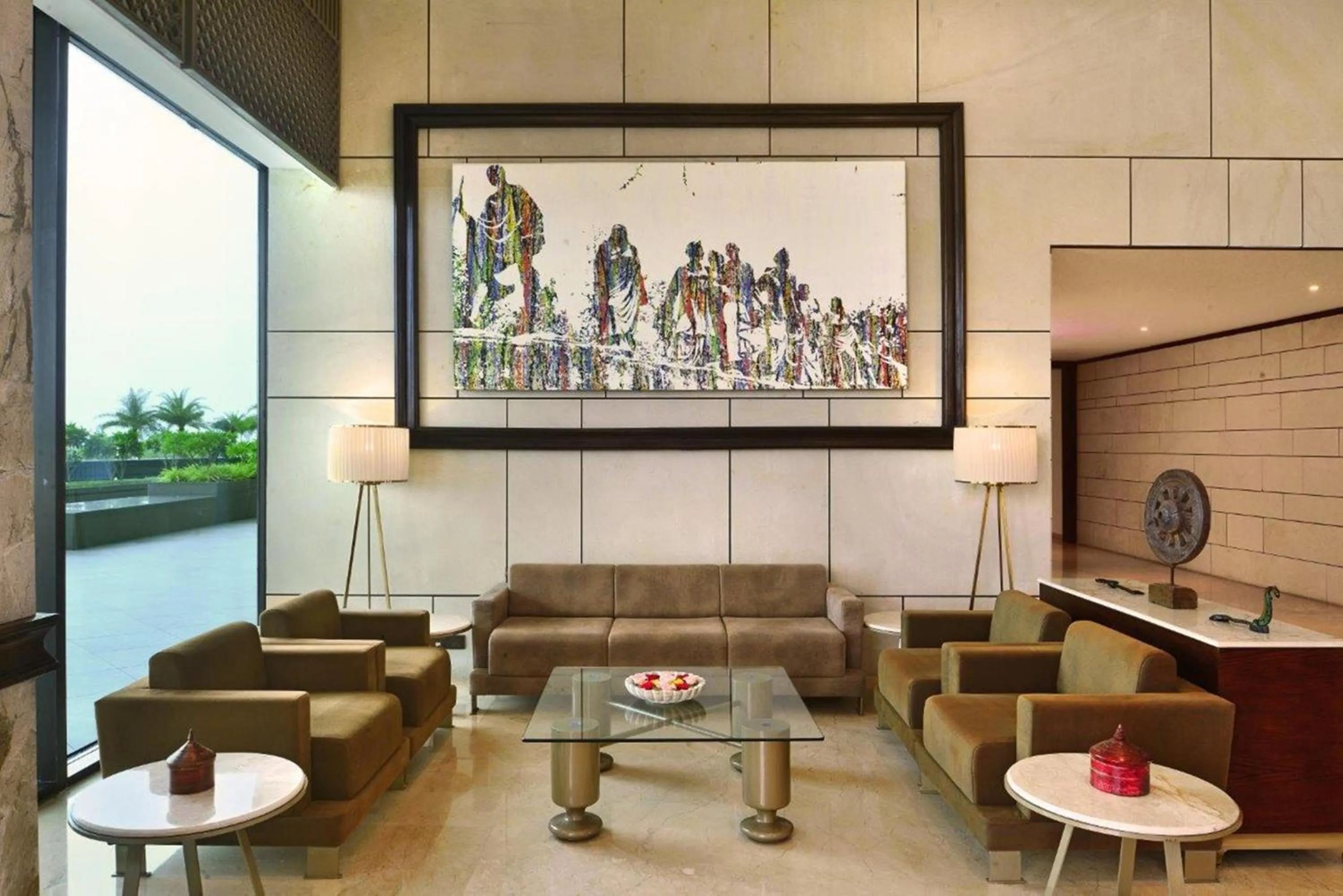 Seating area in Gift City Club, a member of Radisson Individuals