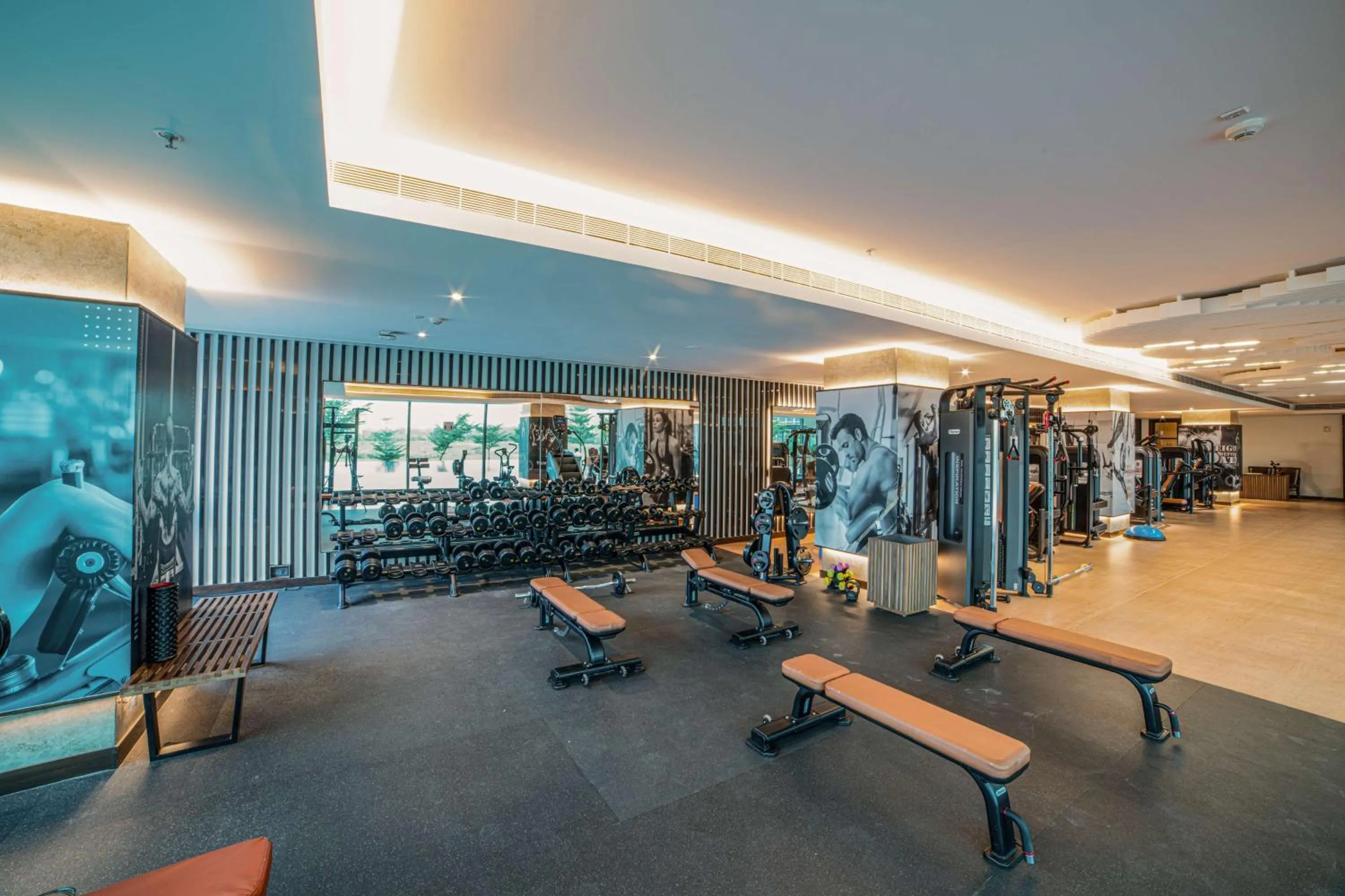 Fitness centre/facilities in Gift City Club, a member of Radisson Individuals