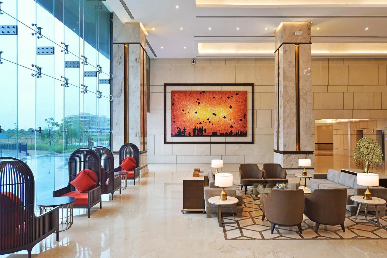 Lobby or reception in Gift City Club, a member of Radisson Individuals