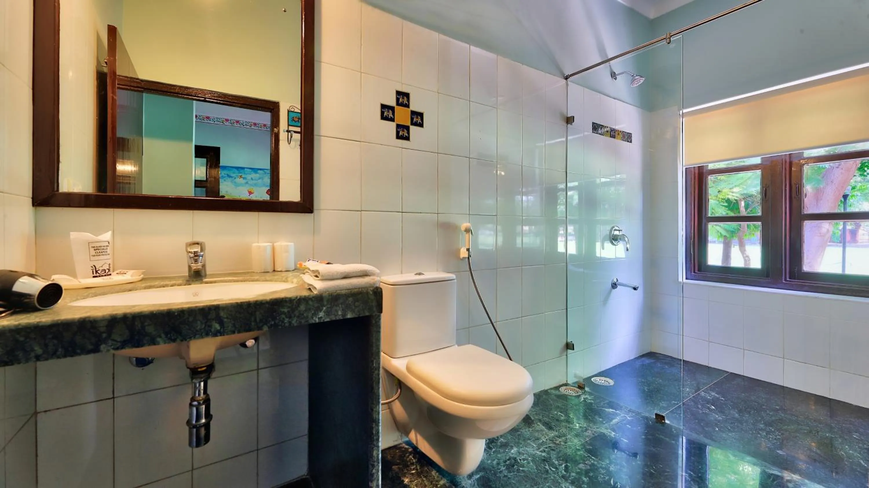 Bathroom in Ikaki Niwas - A Heritage Boutique Hotel