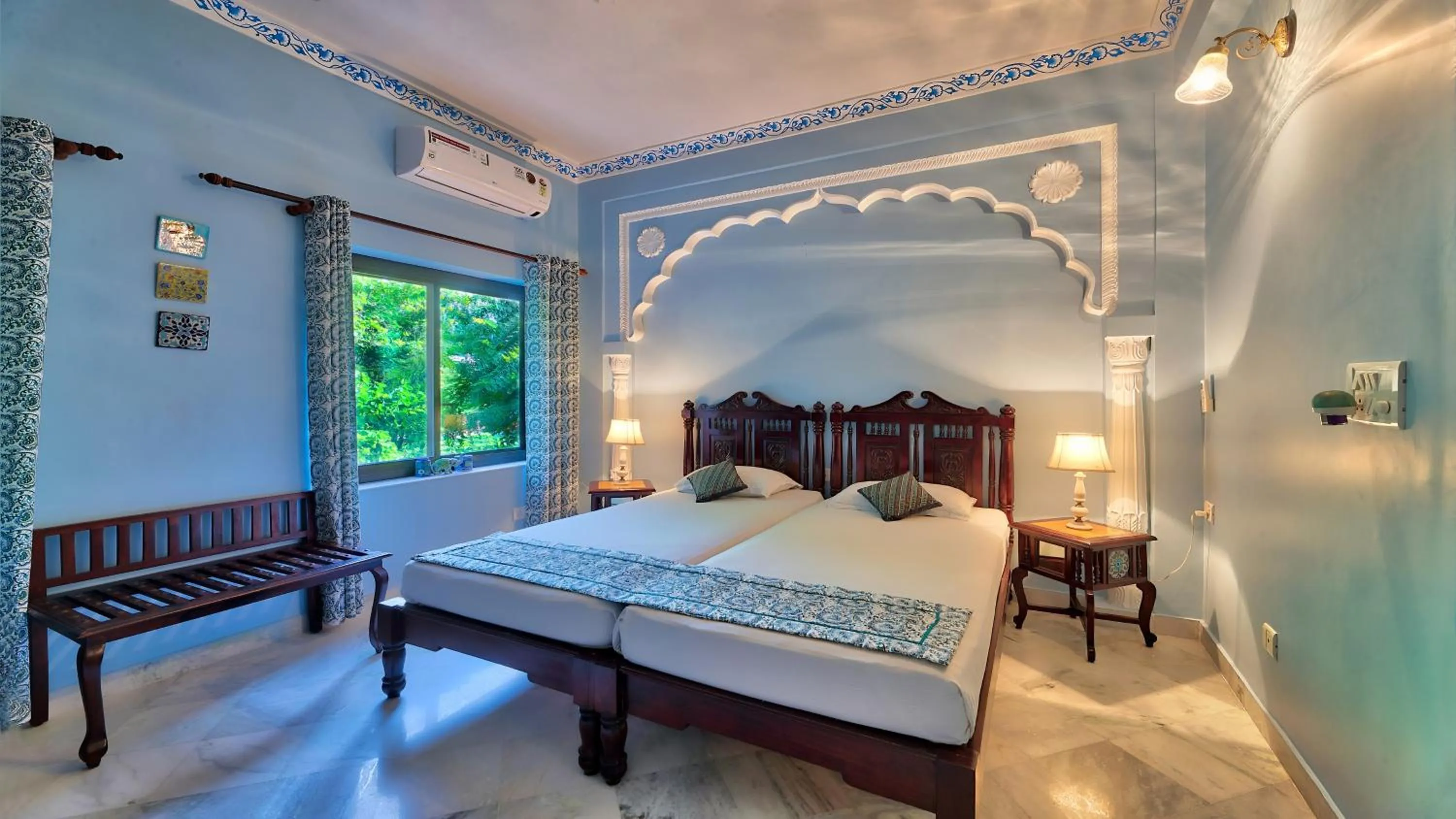 Photo of the whole room, Bed in Ikaki Niwas - A Heritage Boutique Hotel