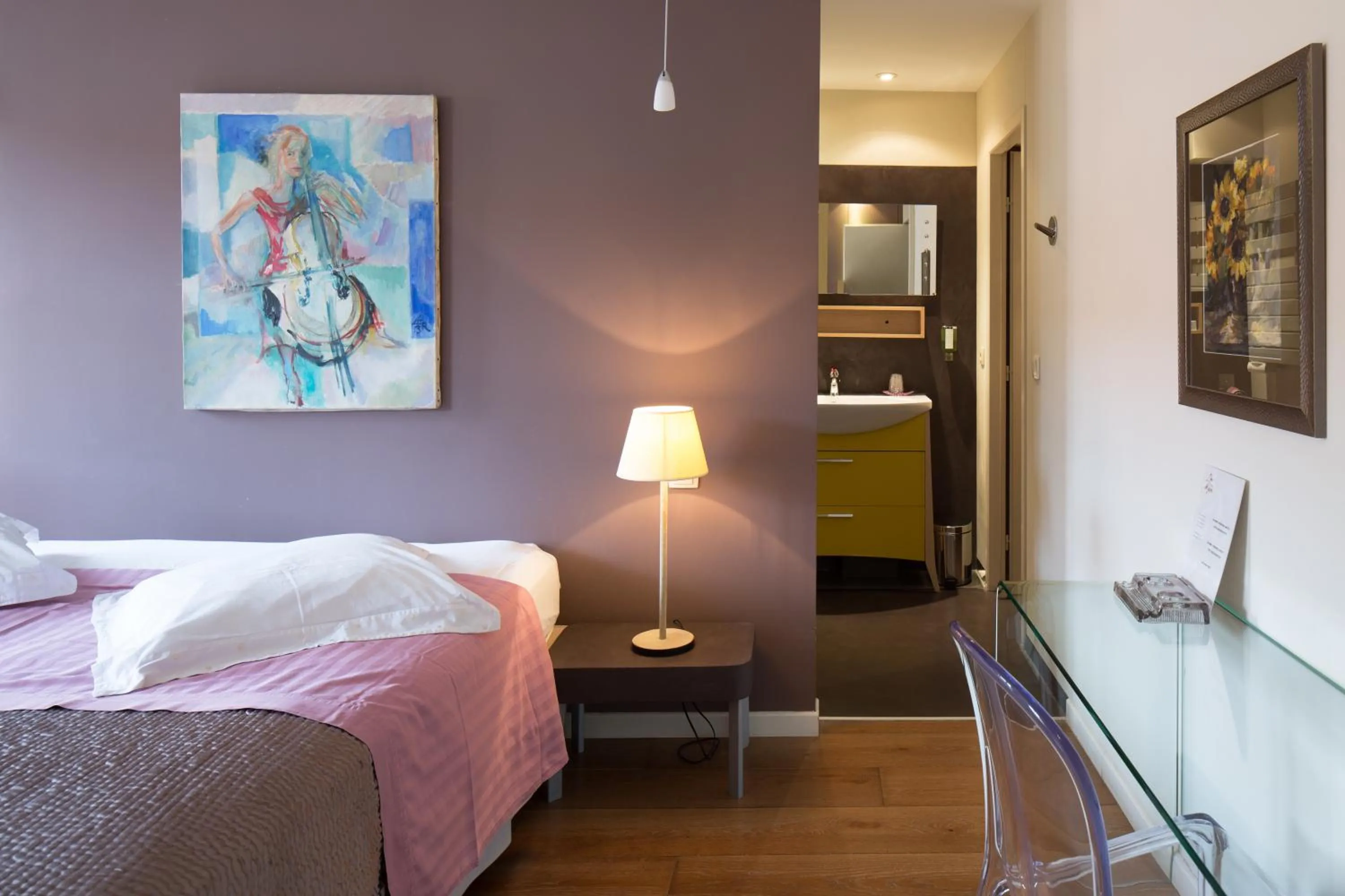 Bedroom, Bed in Maison d'Hôte de Myon