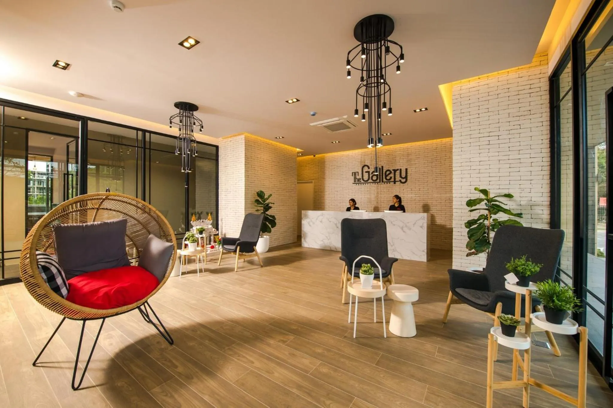 Lobby or reception in The Gallery Hotel Nai Harn