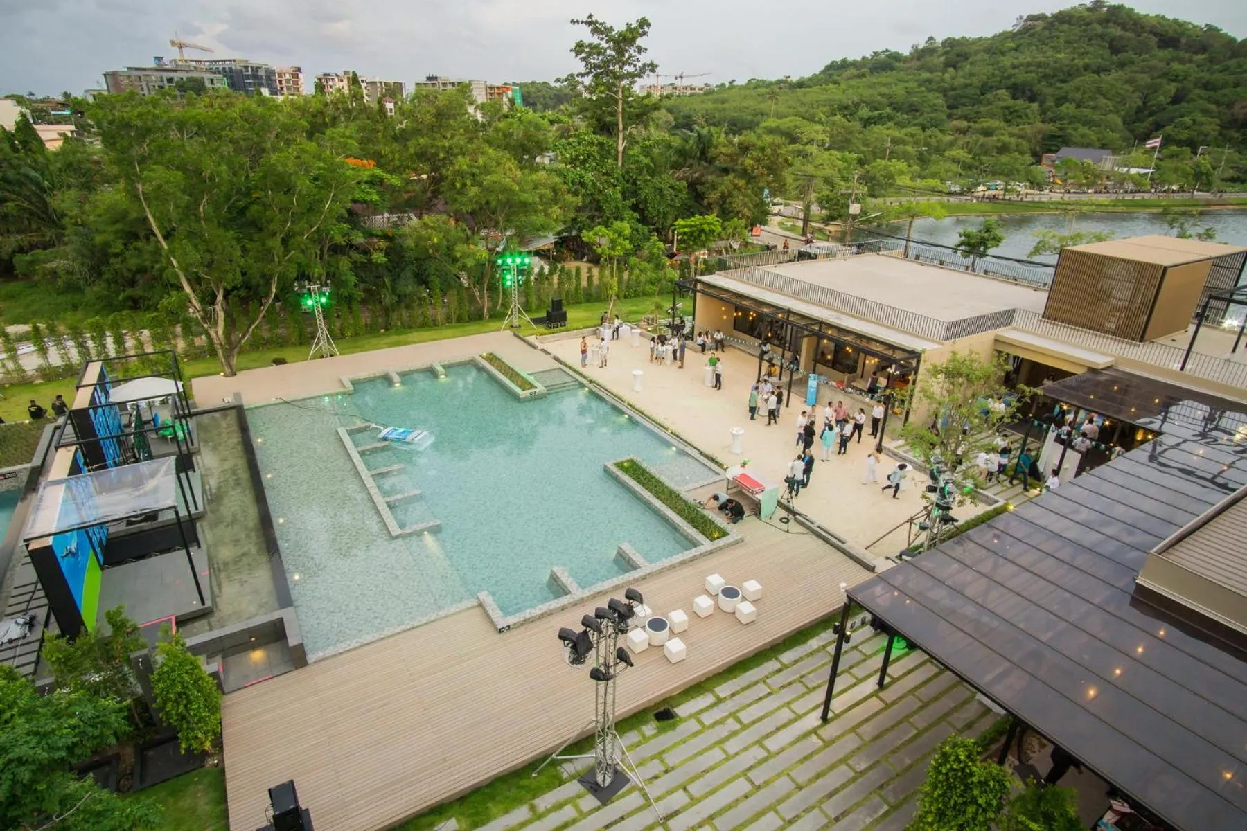 Lake view in The Gallery Hotel Nai Harn