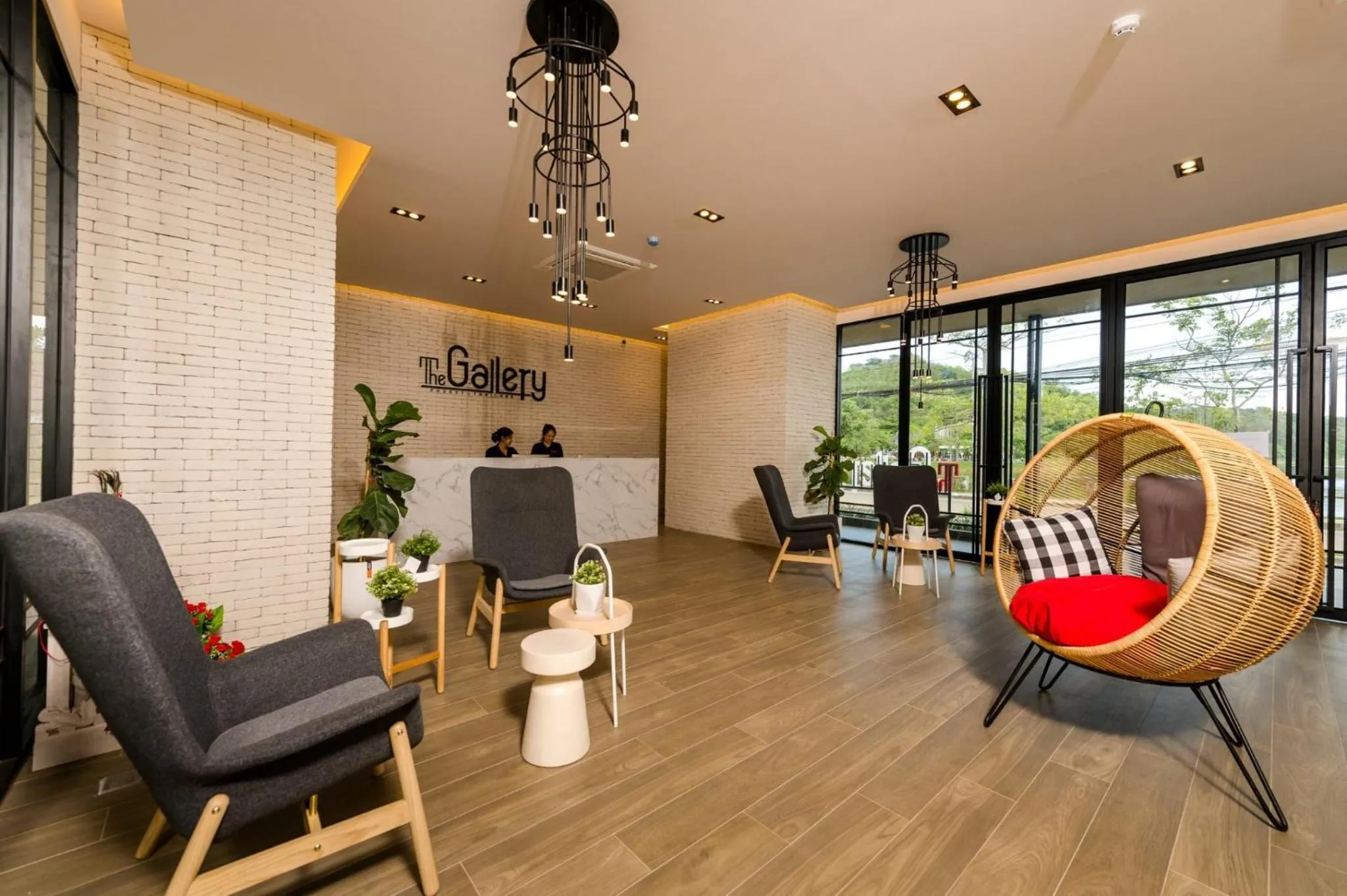 Lobby or reception in The Gallery Hotel Nai Harn