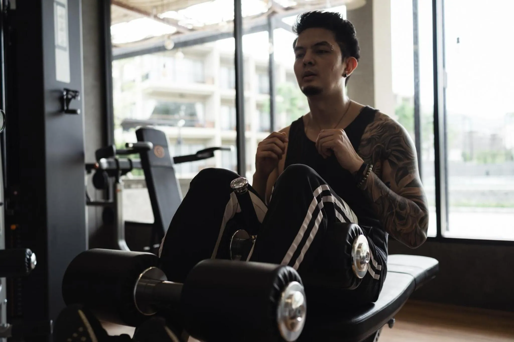 Fitness centre/facilities in The Gallery Hotel Nai Harn