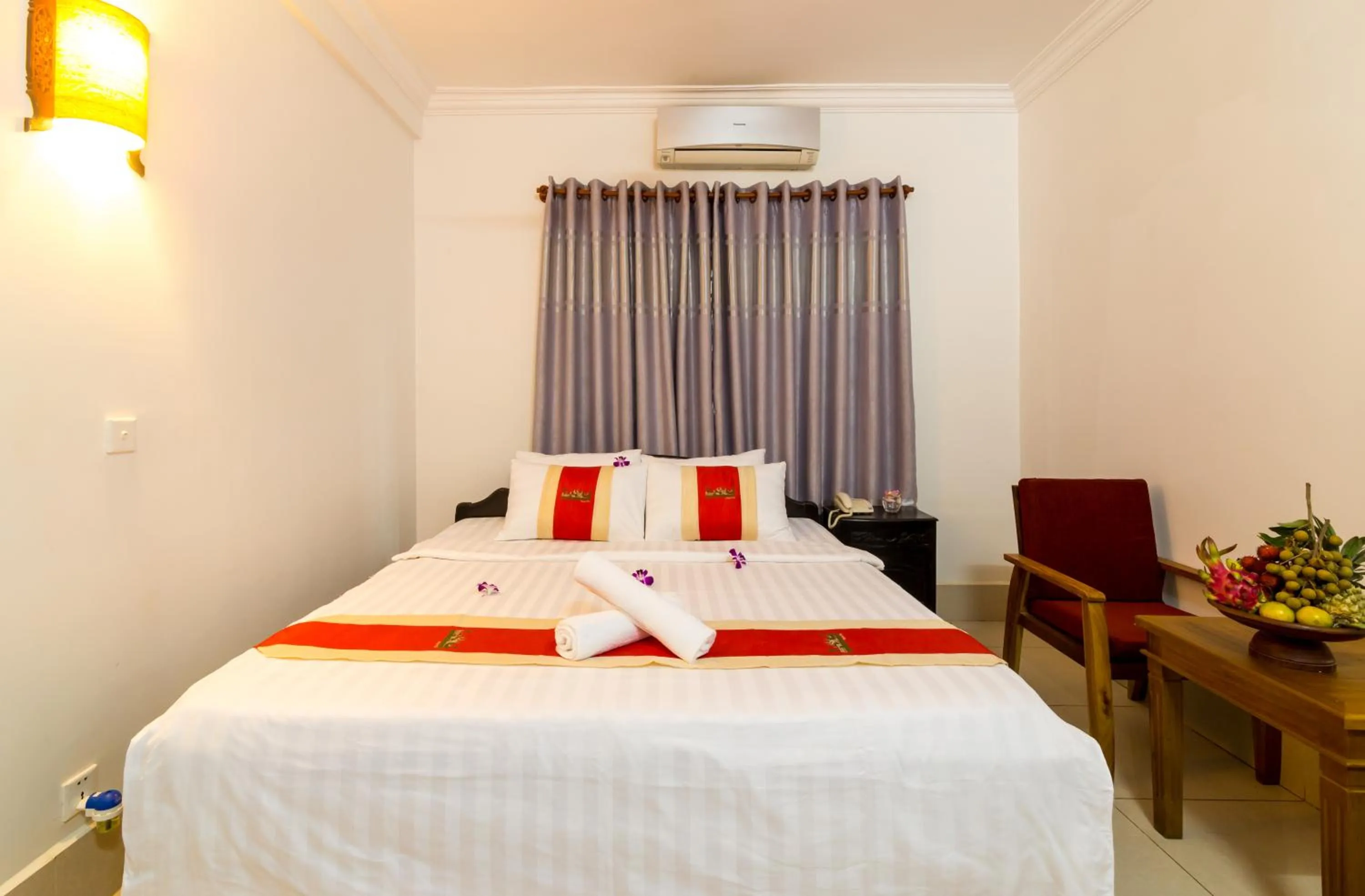 Bed in The Unique Angkor Villa