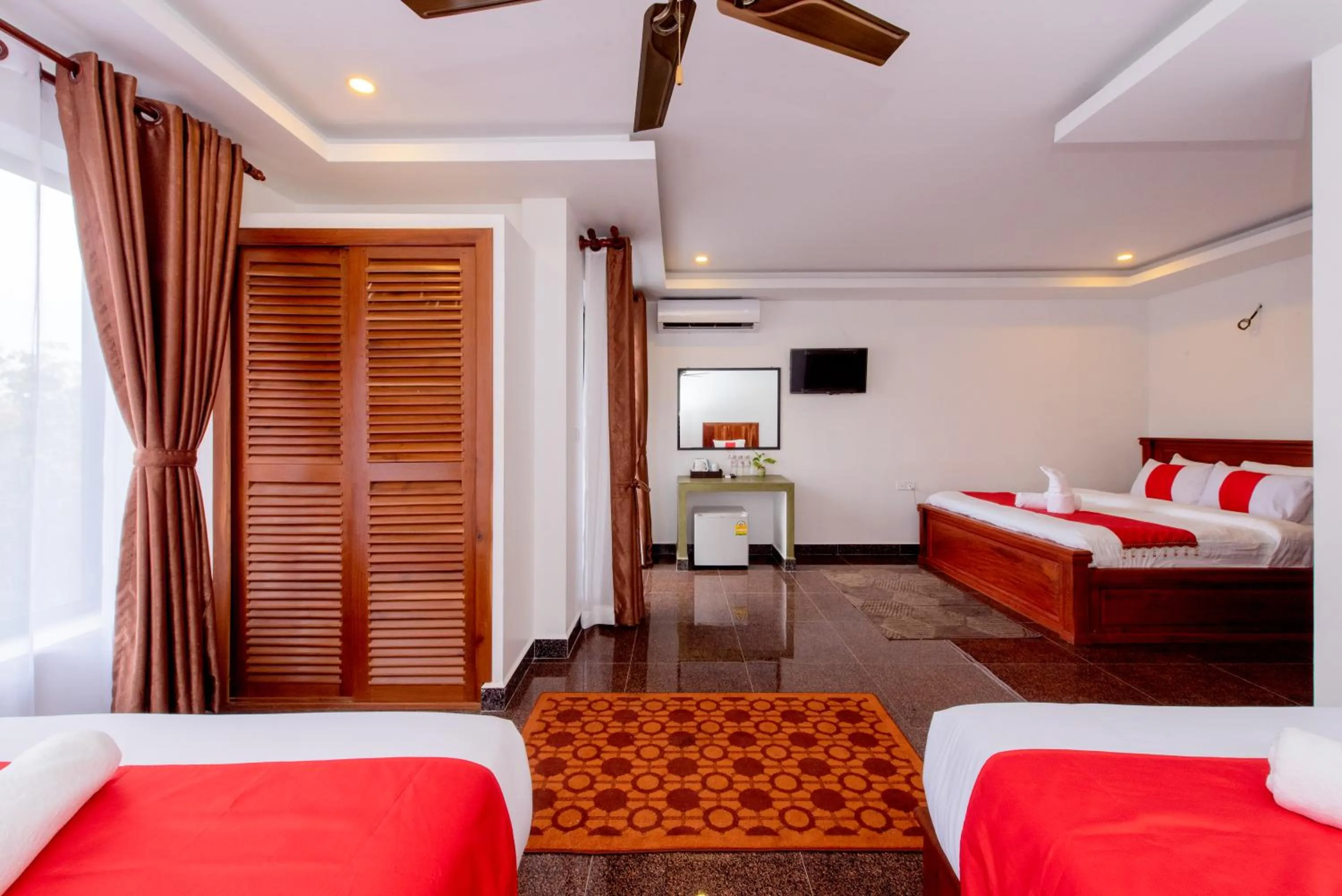 Bed in The Unique Angkor Villa