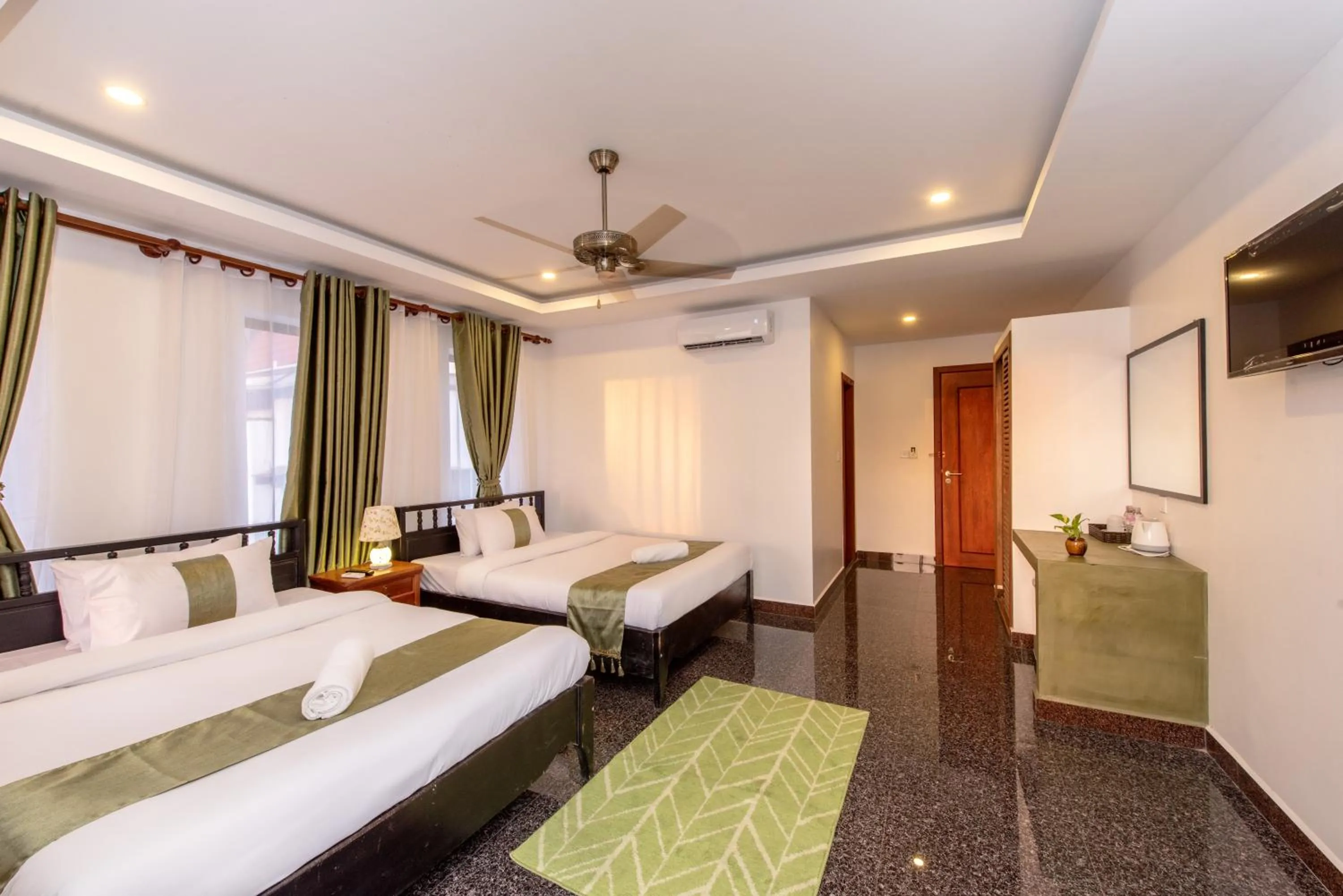 Bedroom, Bed in The Unique Angkor Villa