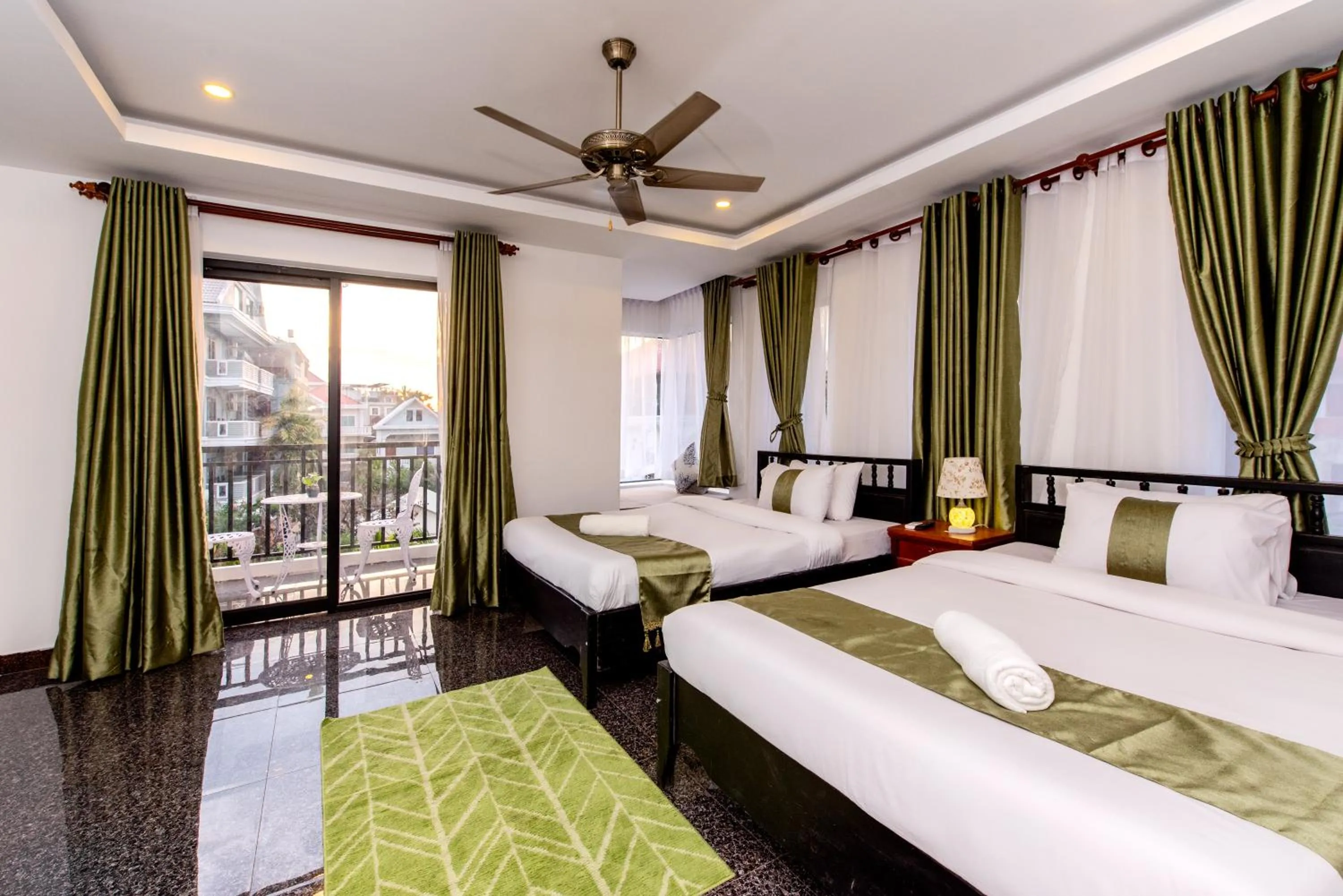 Bed in The Unique Angkor Villa