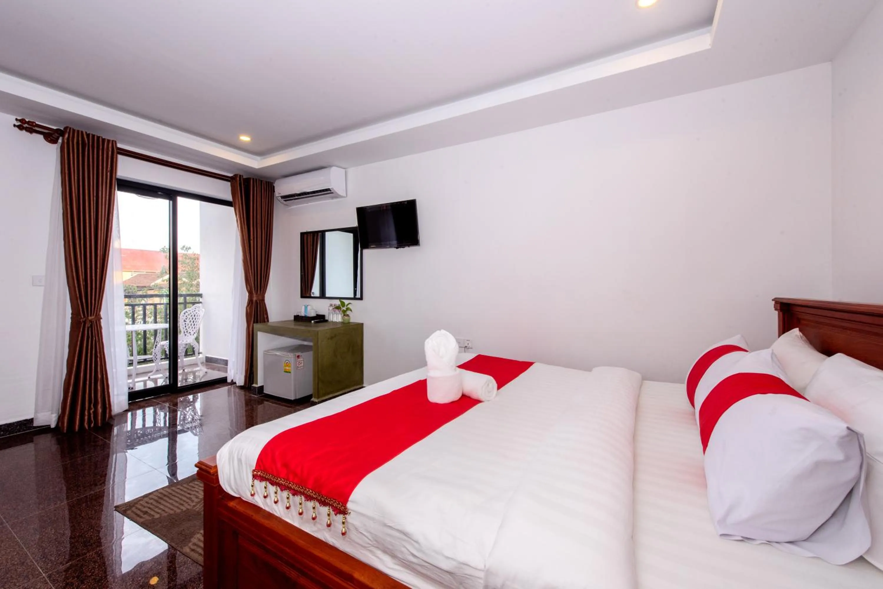 Bed in The Unique Angkor Villa