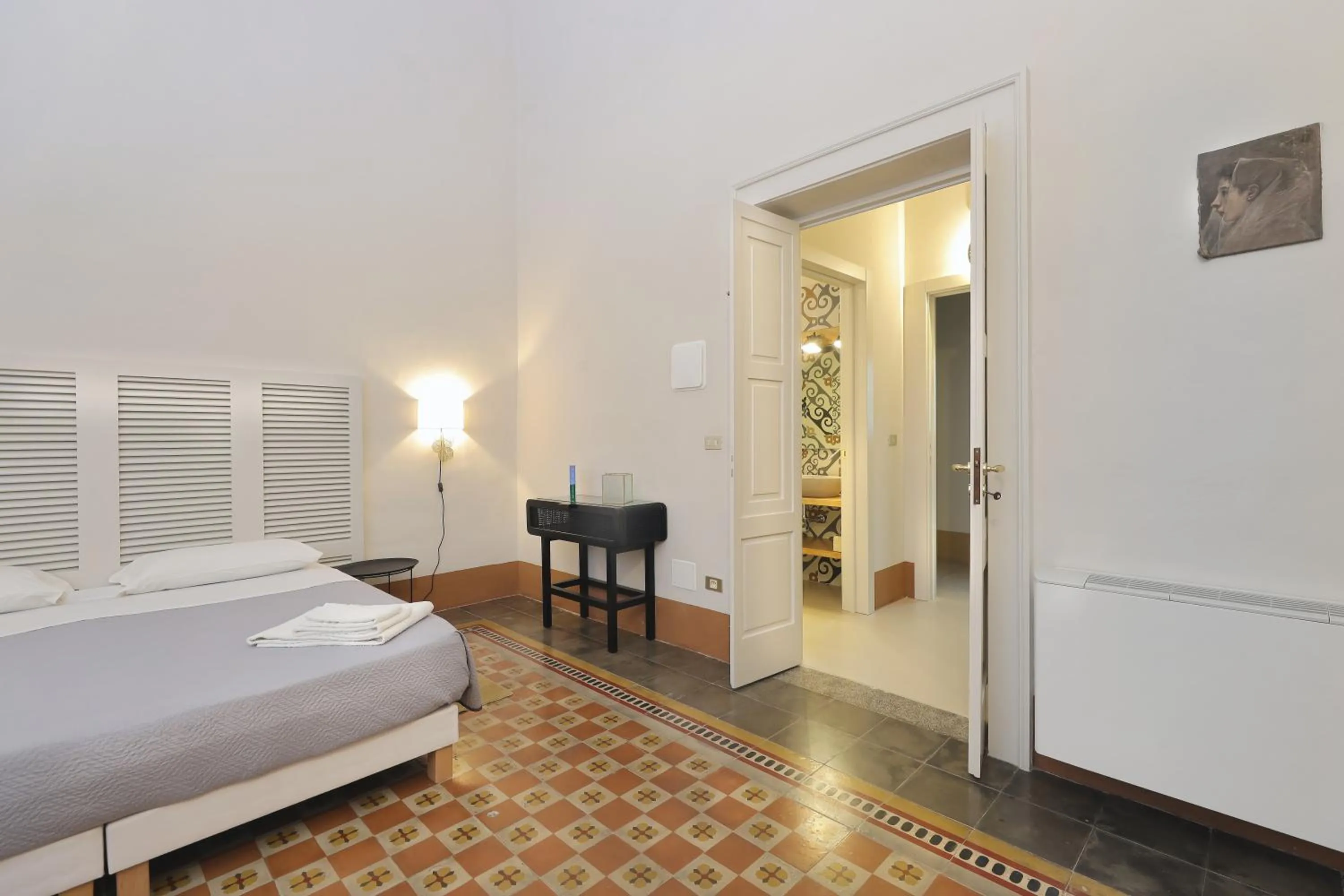 Bedroom, Bed in Palazzo Circolone