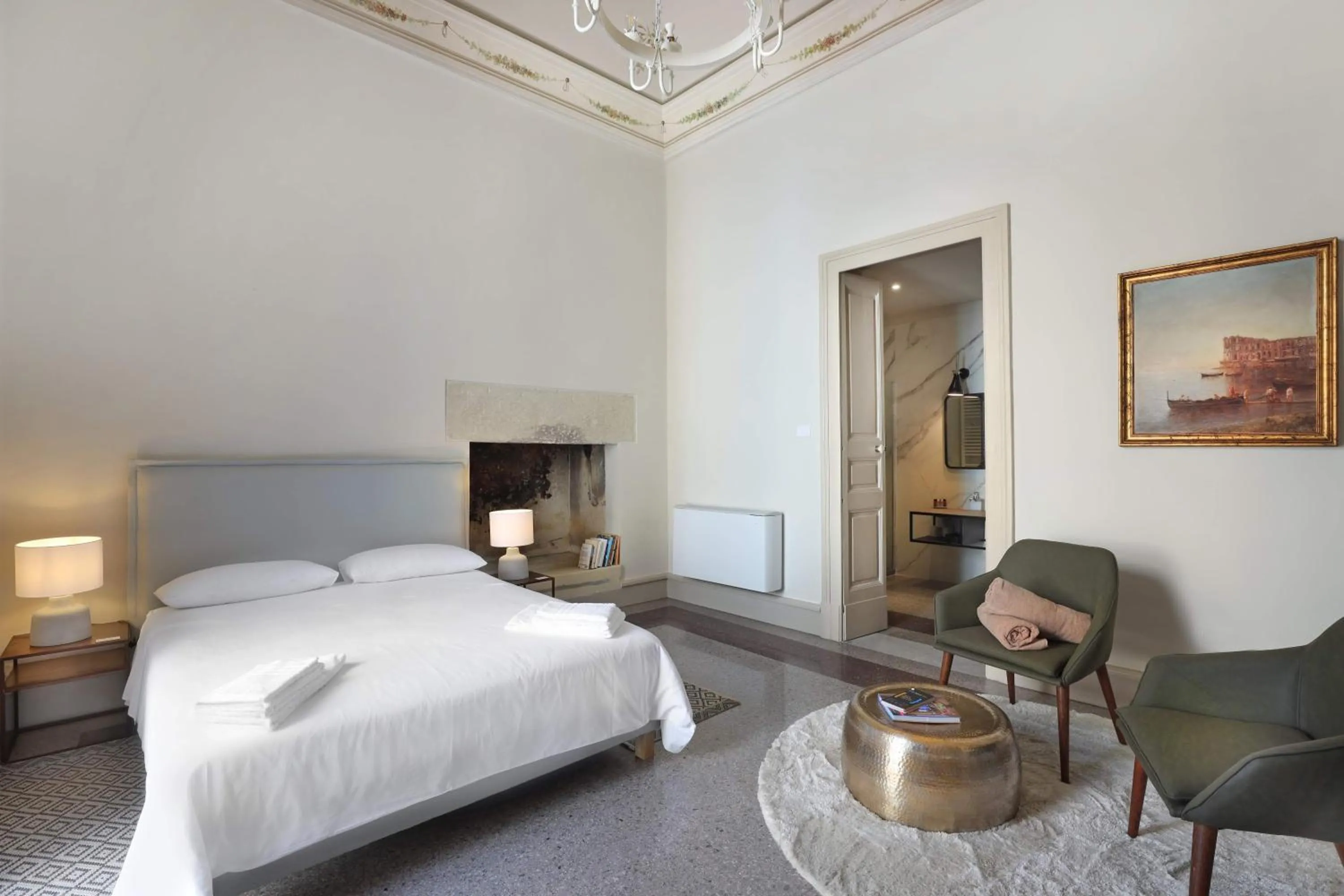 Bedroom, Bed in Palazzo Circolone