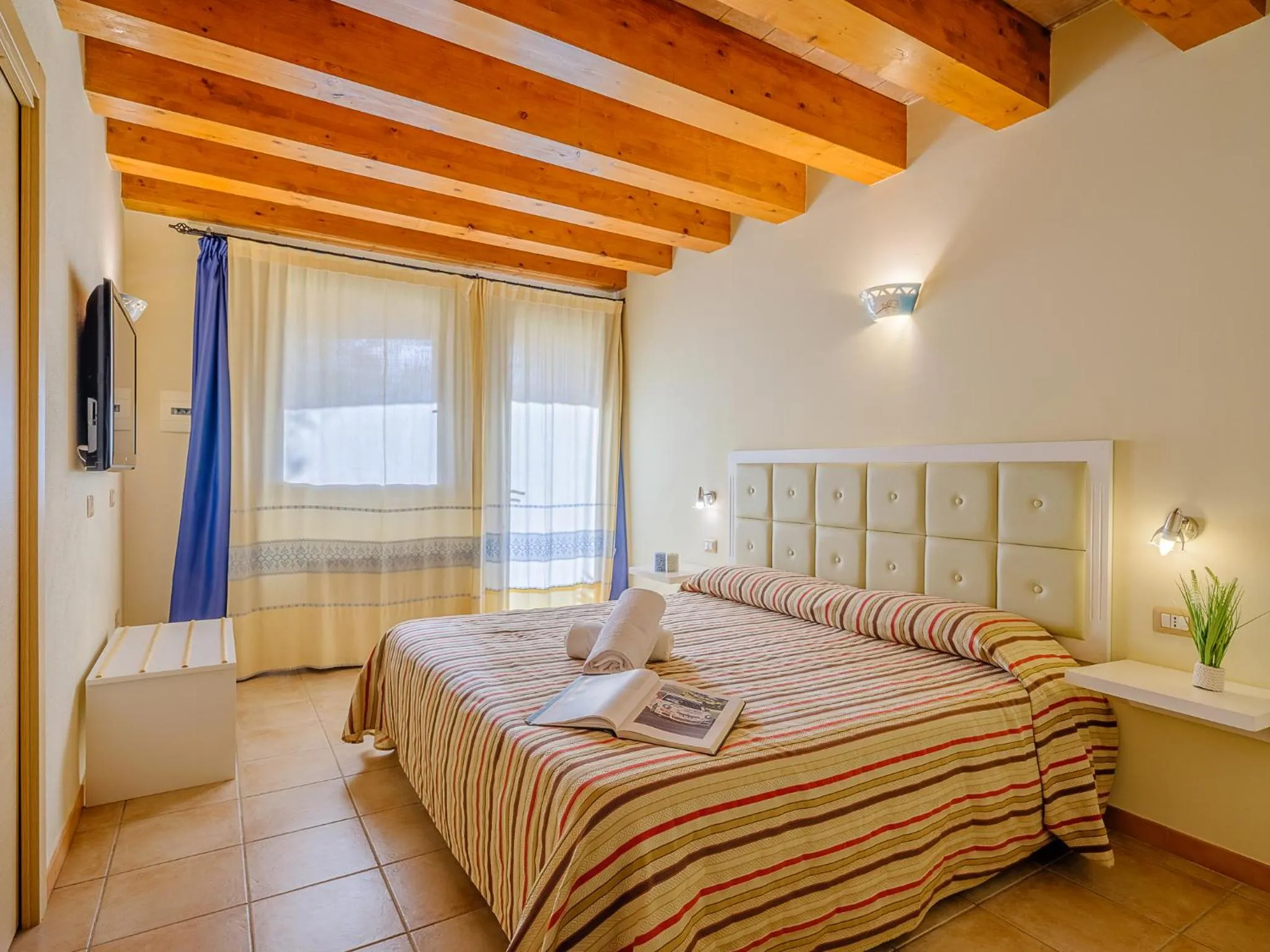 Bed in Villa Barbarina Nature Resort