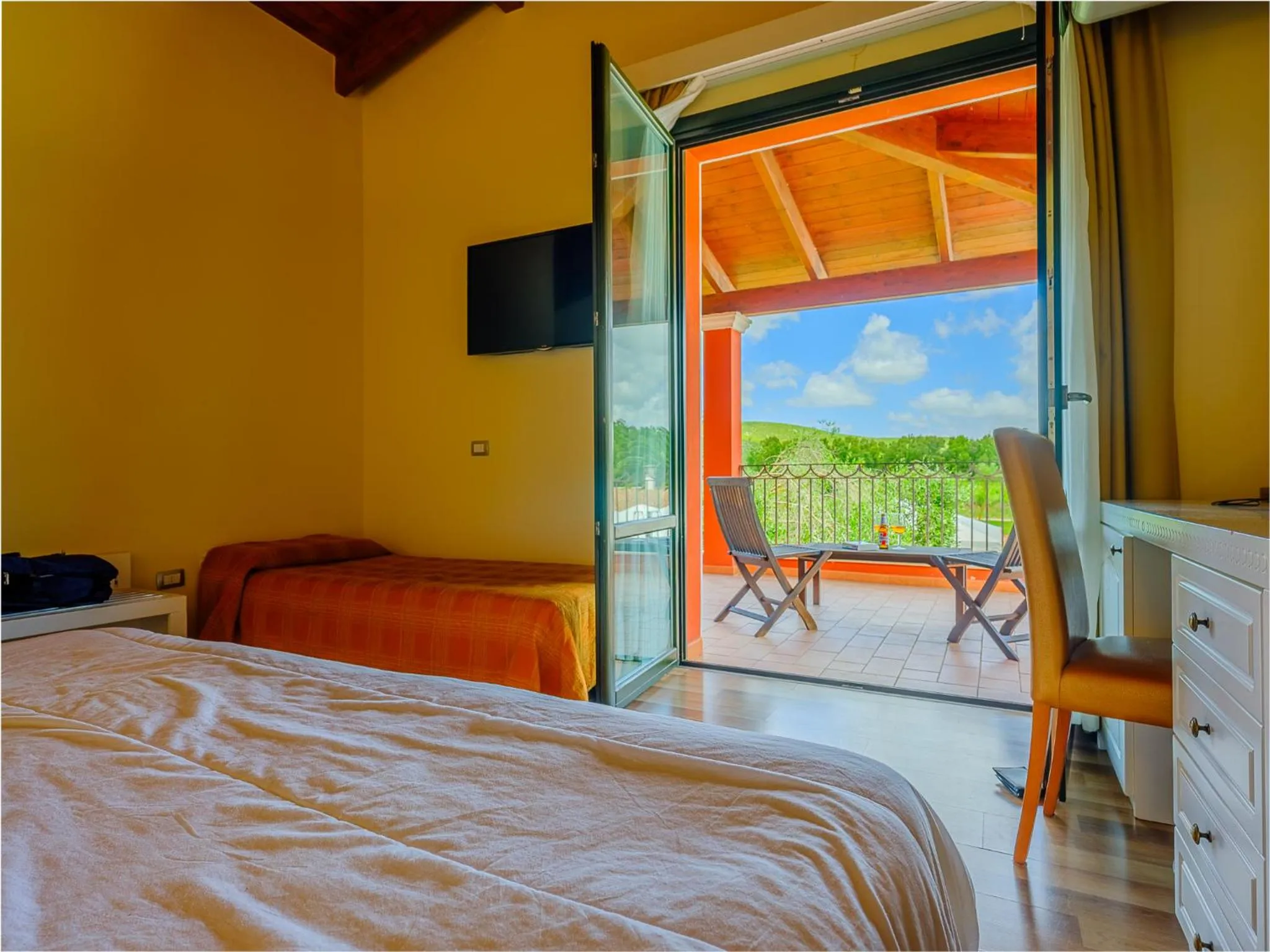 Bed in Villa Barbarina Nature Resort