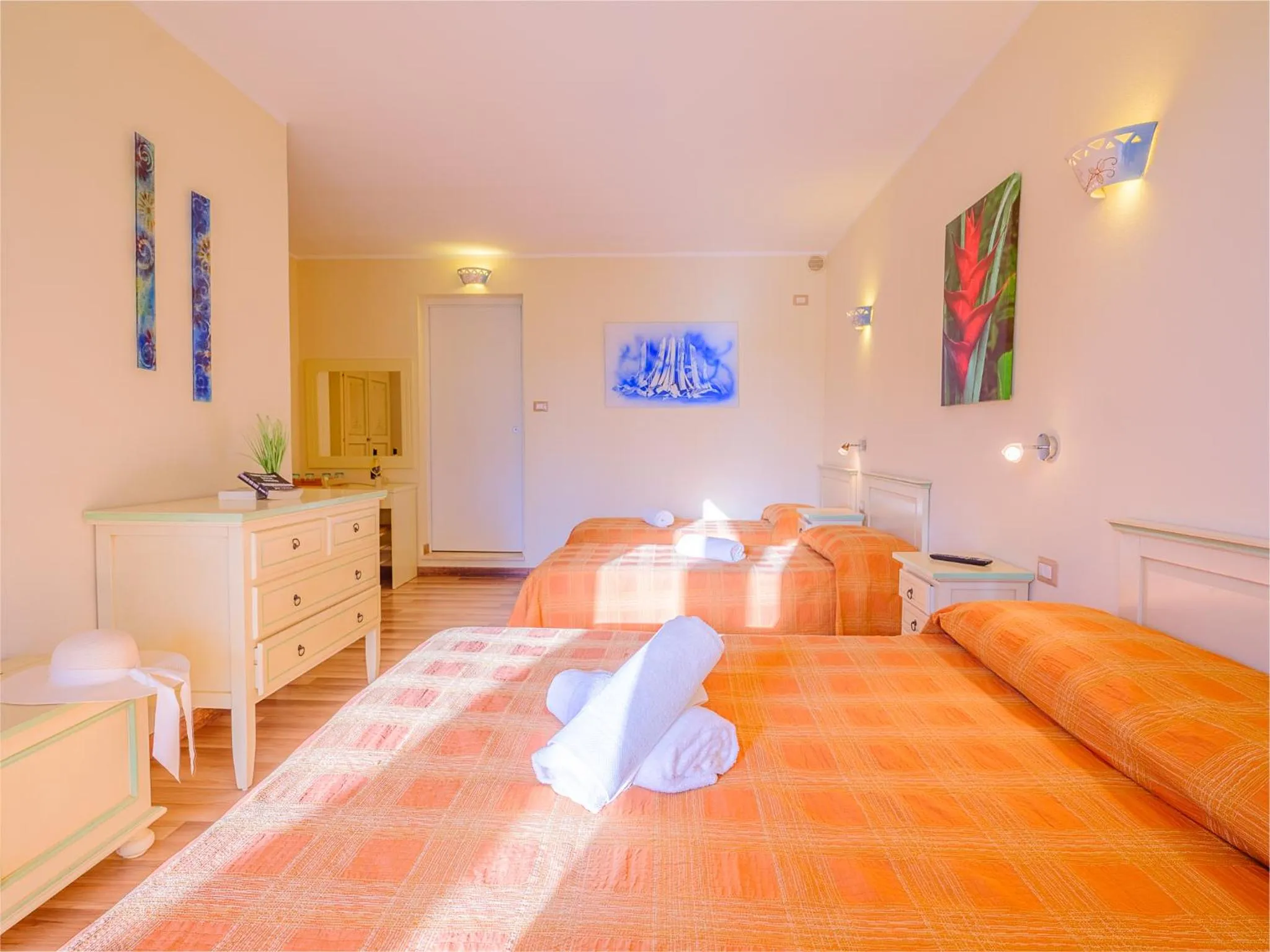 Bed in Villa Barbarina Nature Resort